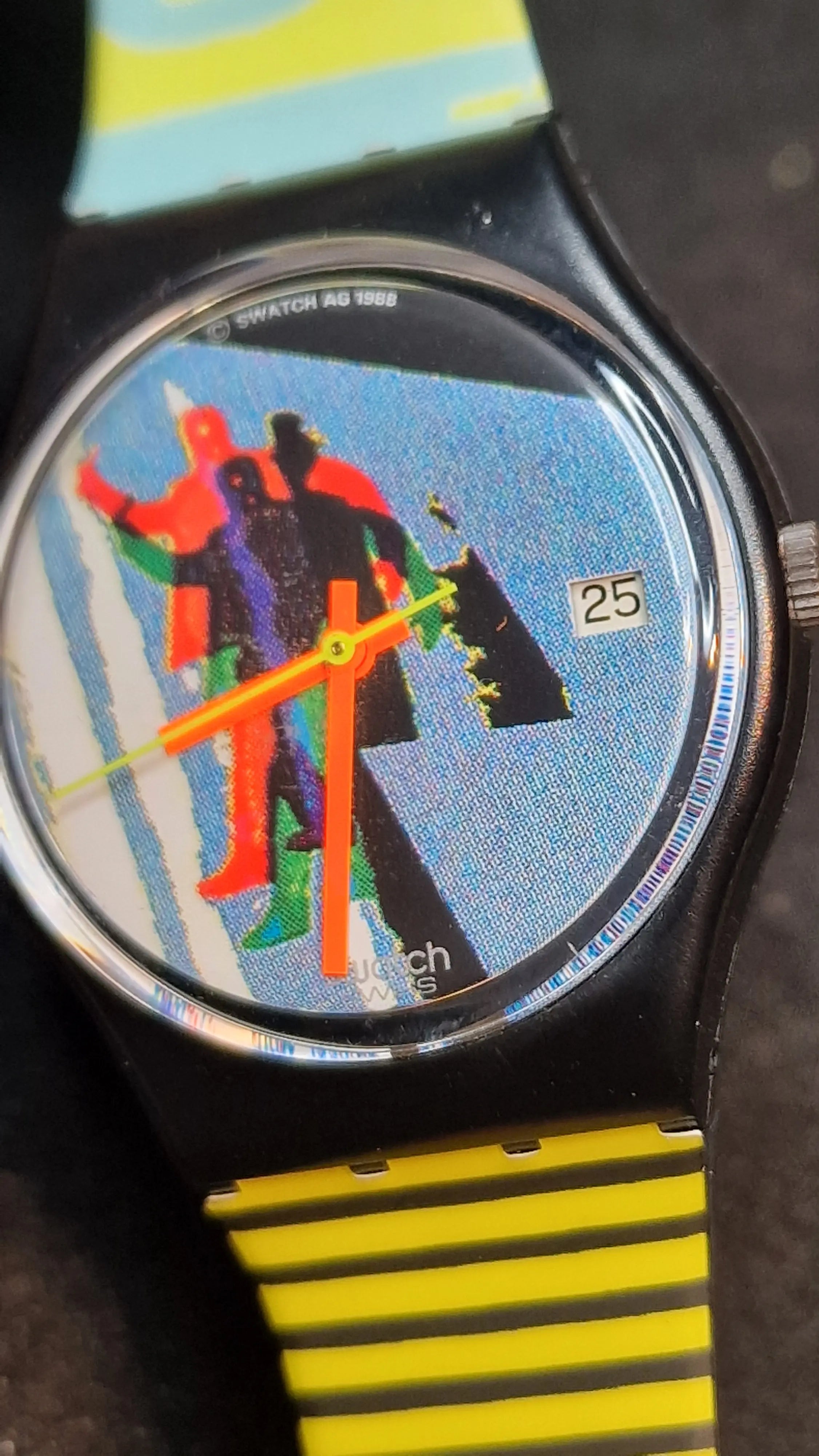 Swatch LB119 – “Taxi Stop” (1989) – Vintage Original 4
