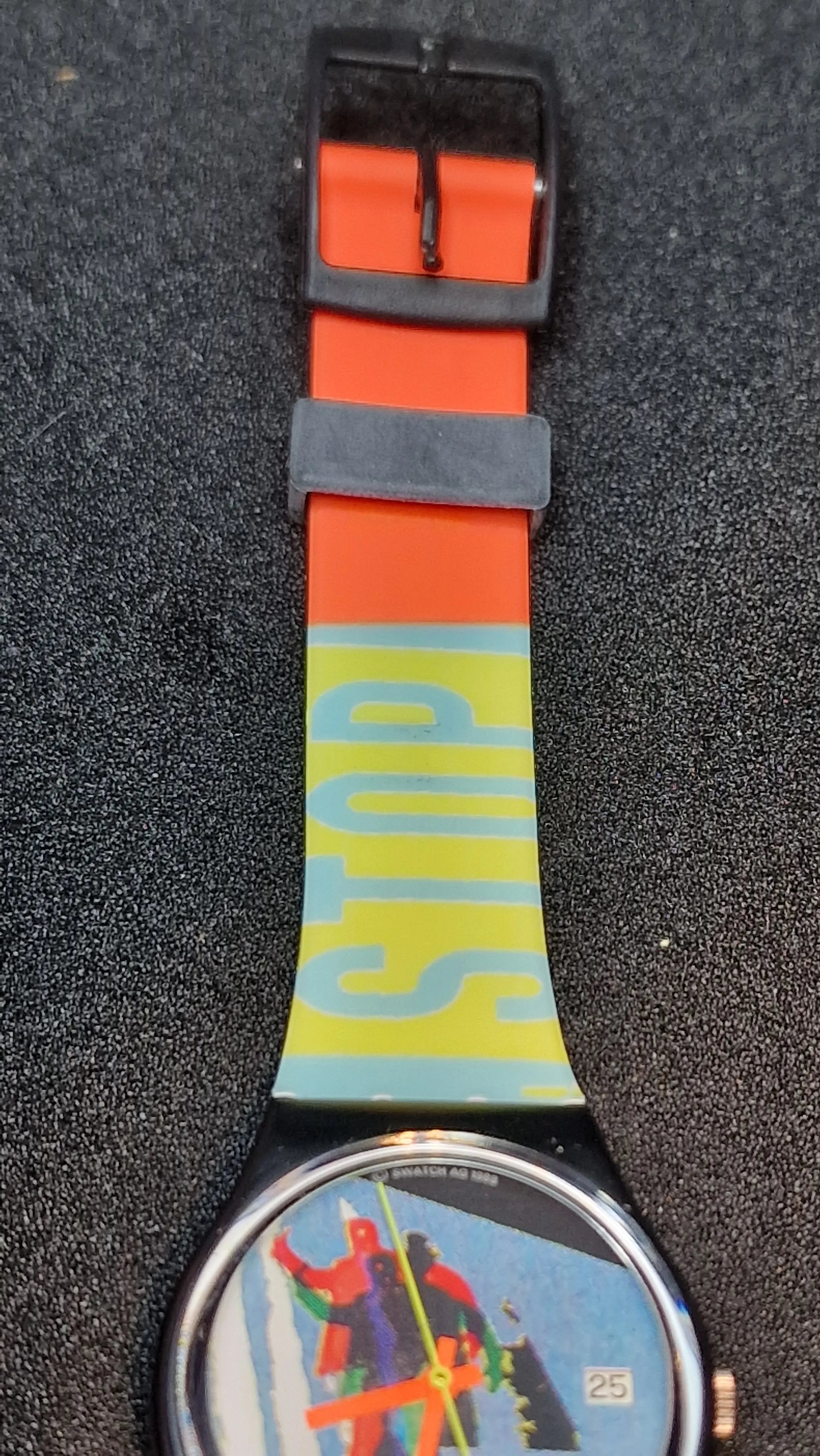 Swatch LB119 – “Taxi Stop” (1989) – Vintage Original 9