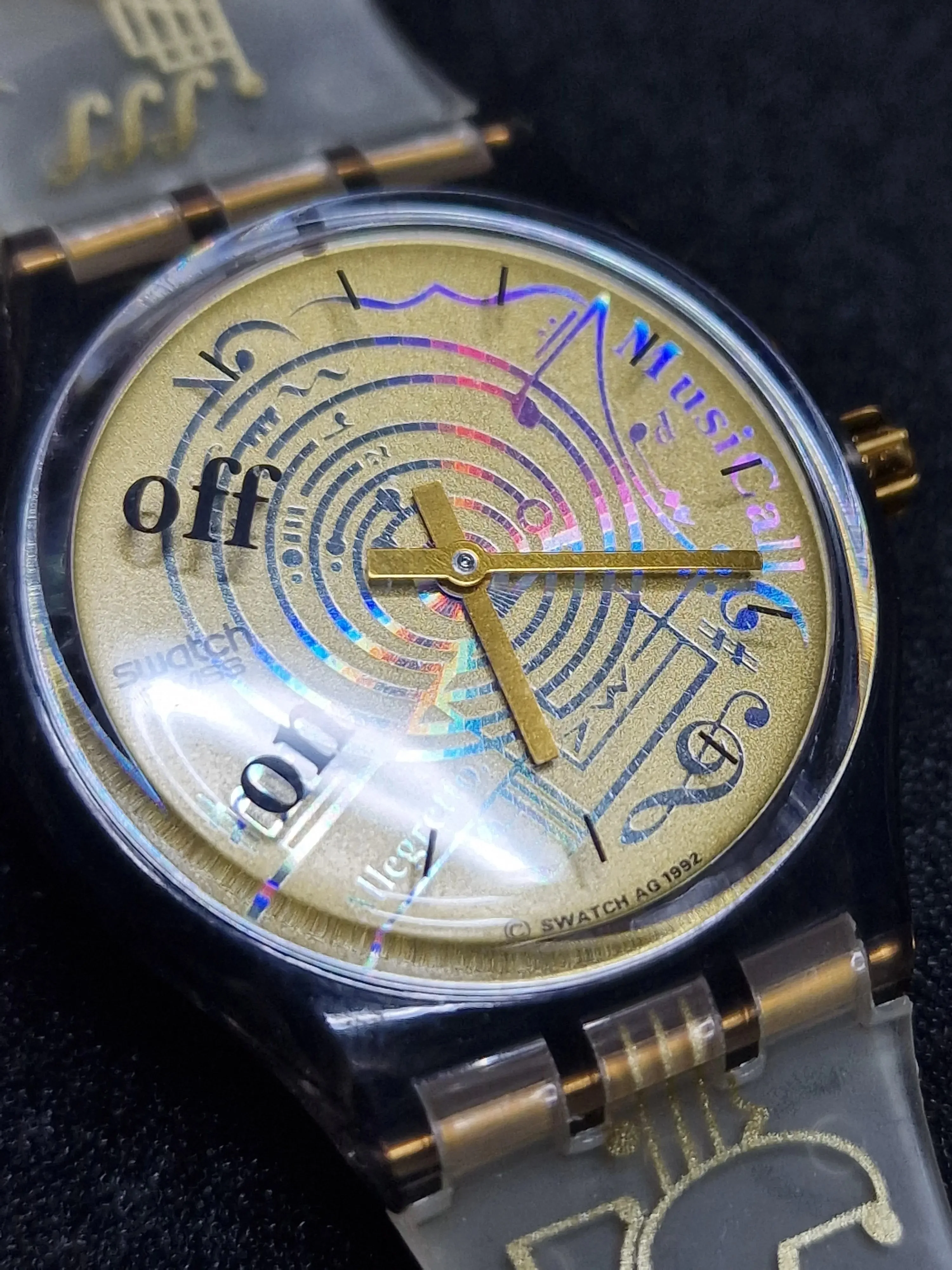 Swatch Musicall SLM101 "Spartito" 1993 – Rare Vintage Musical Watch 4