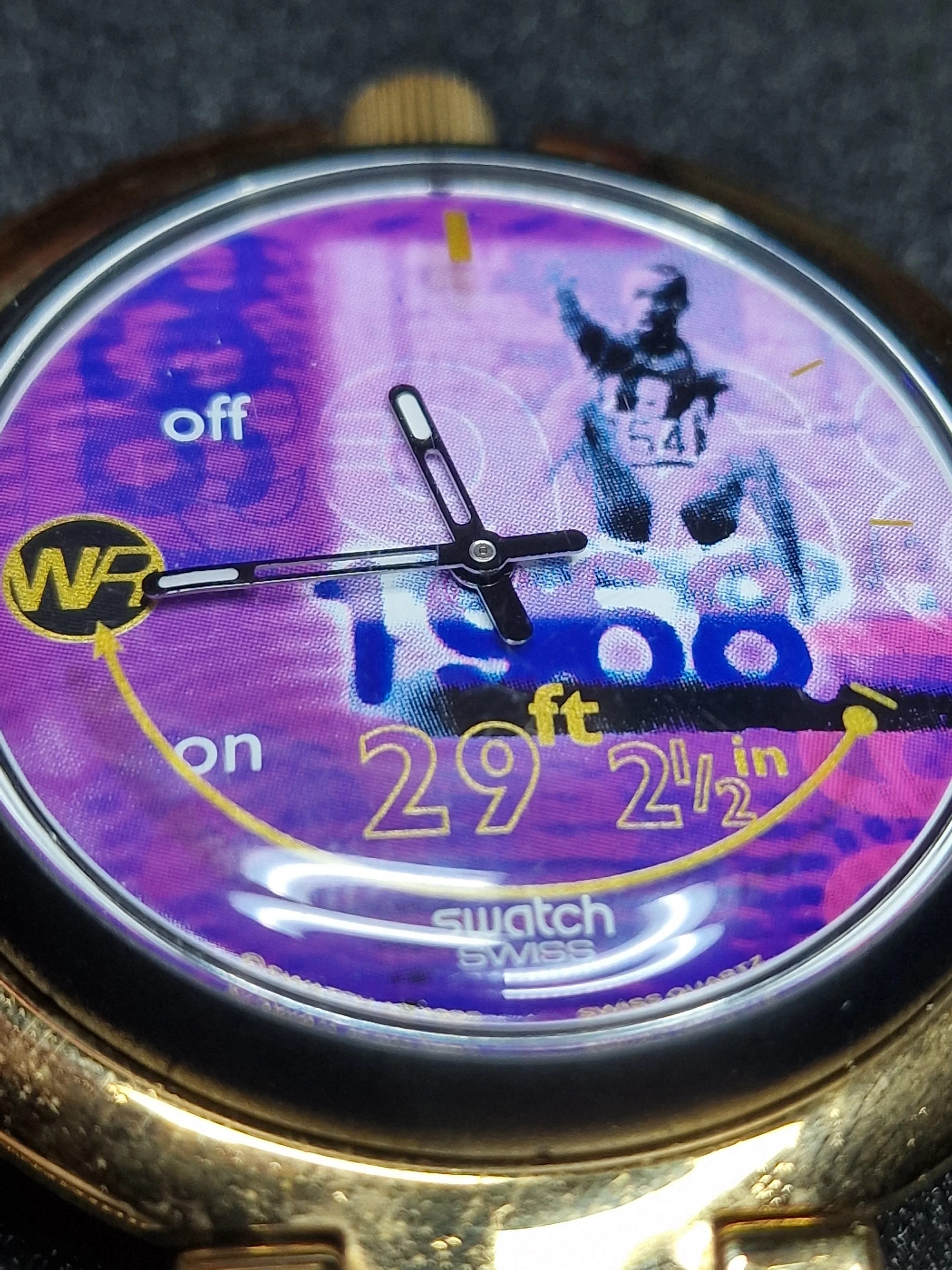 Swatch POP Musically Puz100 "Bob Beamon – World Record" (1996) – Atlanta Olympics Edition 🏅 - 8