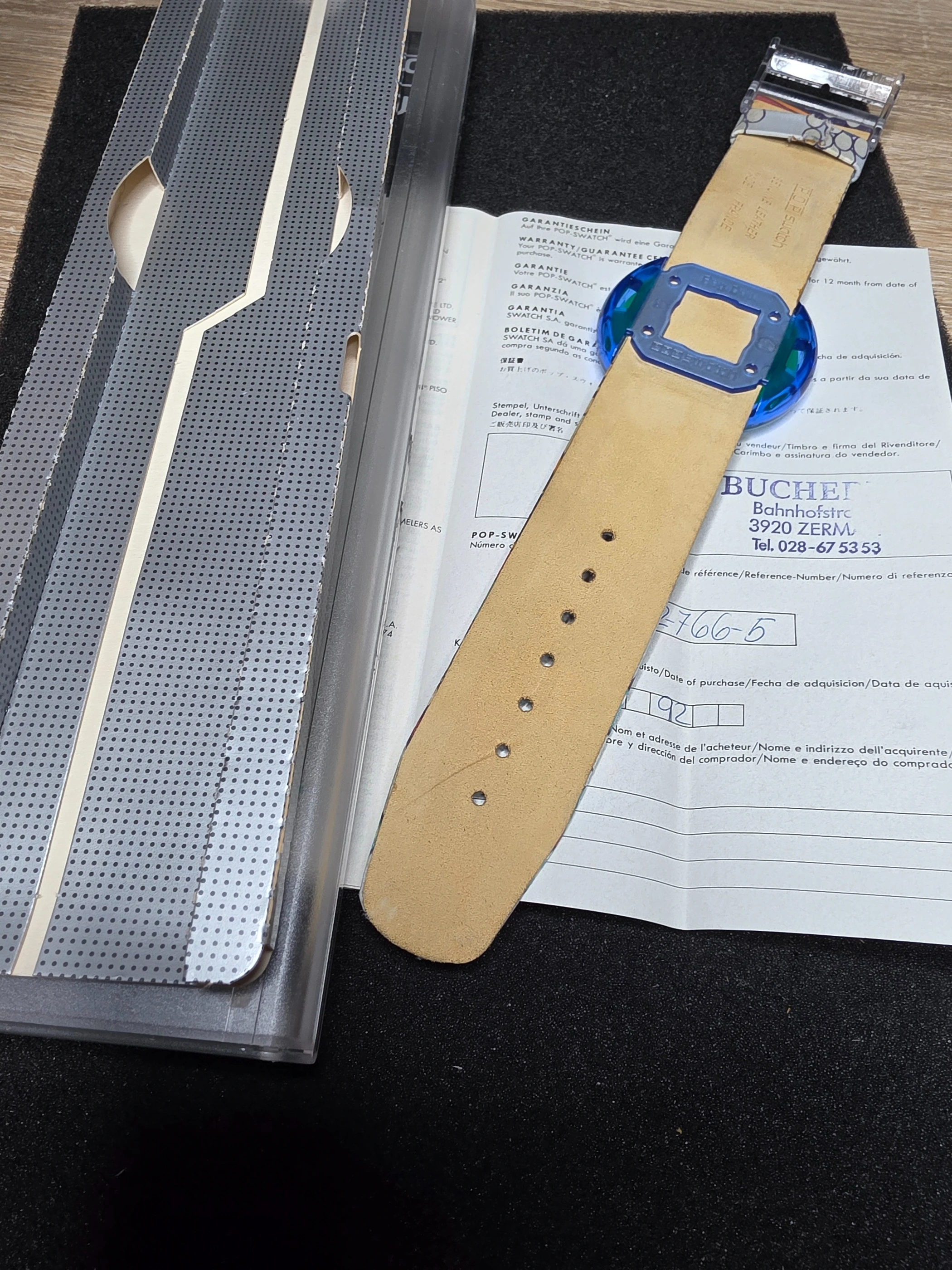 Swatch Pop Perles de Folie PWG100 – 1991 – NOS – Unique Design – view 3