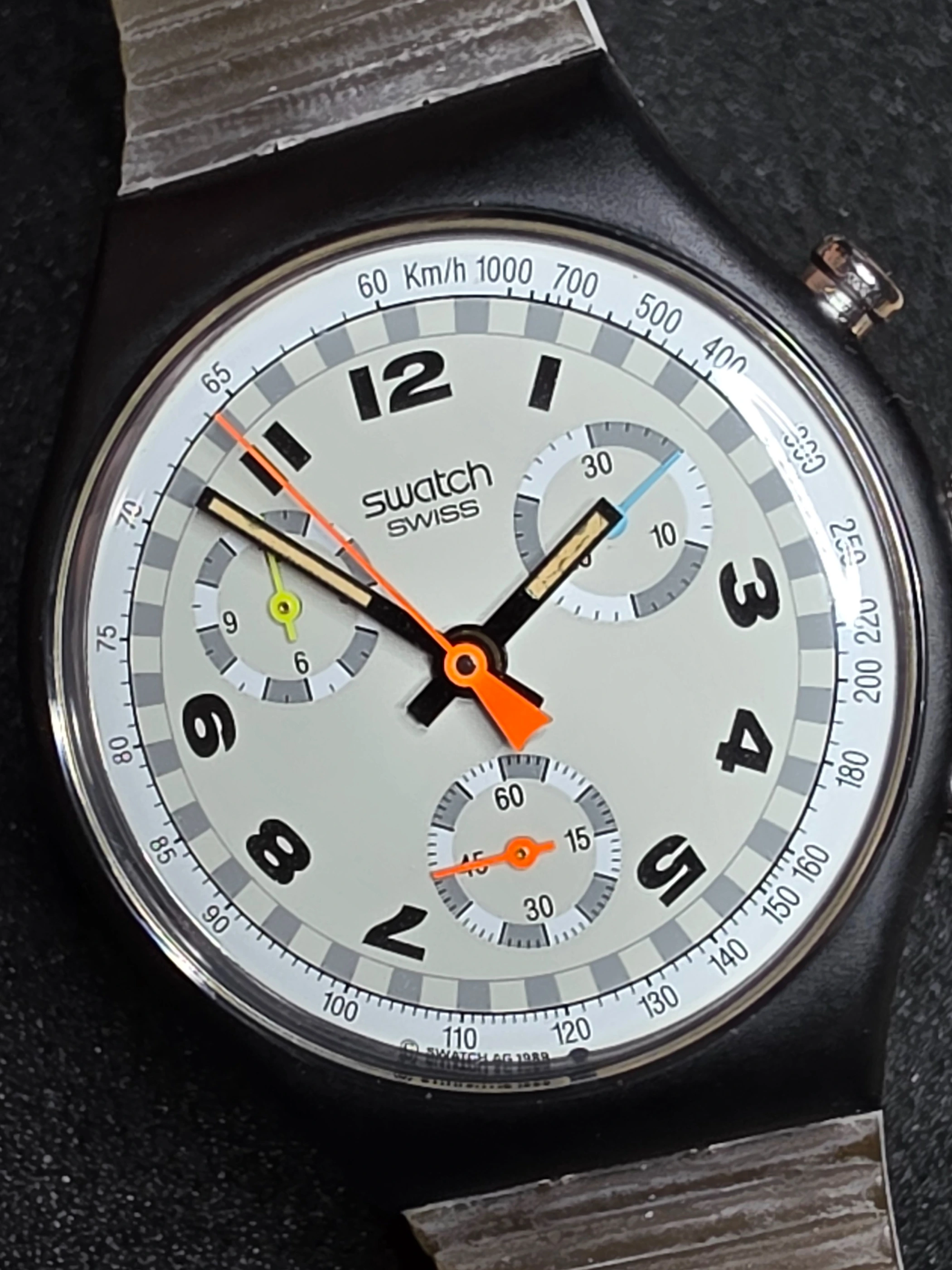 Swatch Schrono SCB105 – 1990 – NOS – Skate Bike Theme – view 5