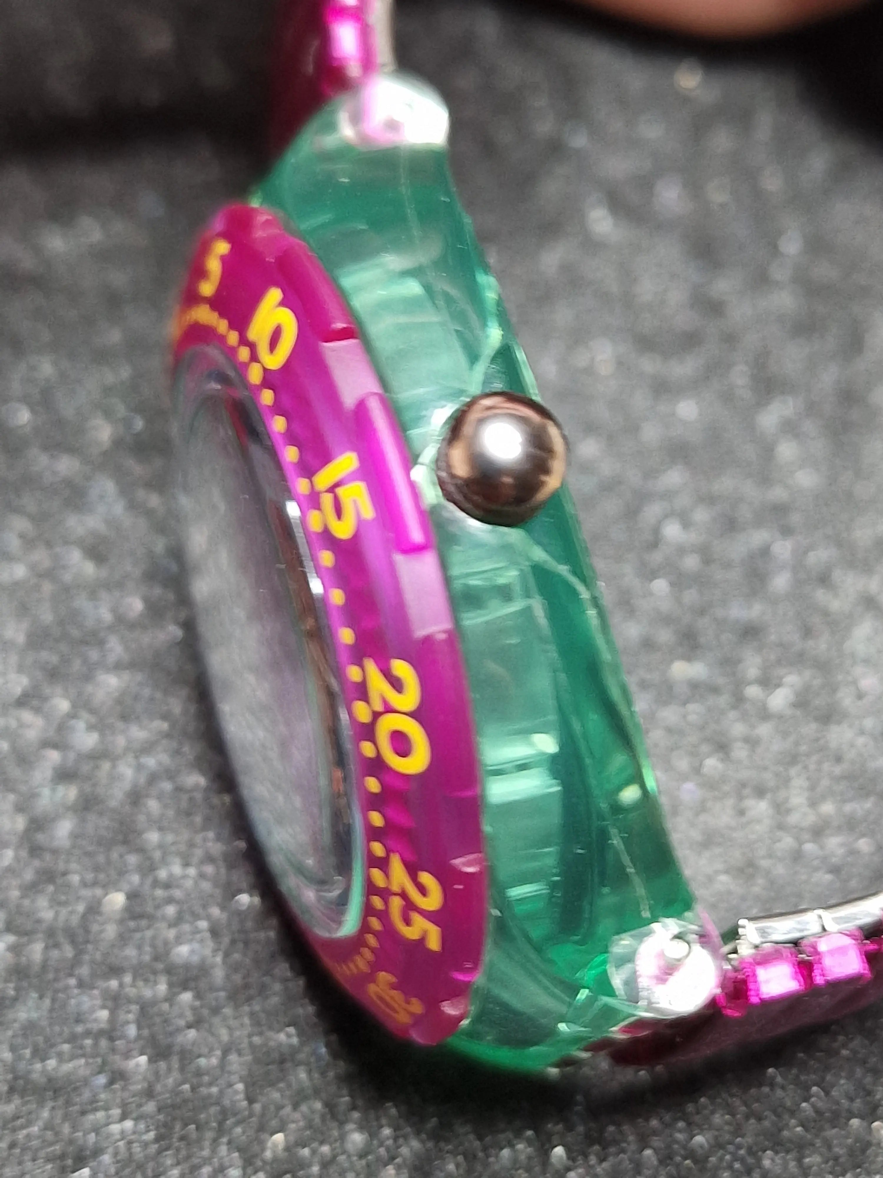 Swatch Scuba 200 Flex SDG102 "Cherry Drops" (1993) 6