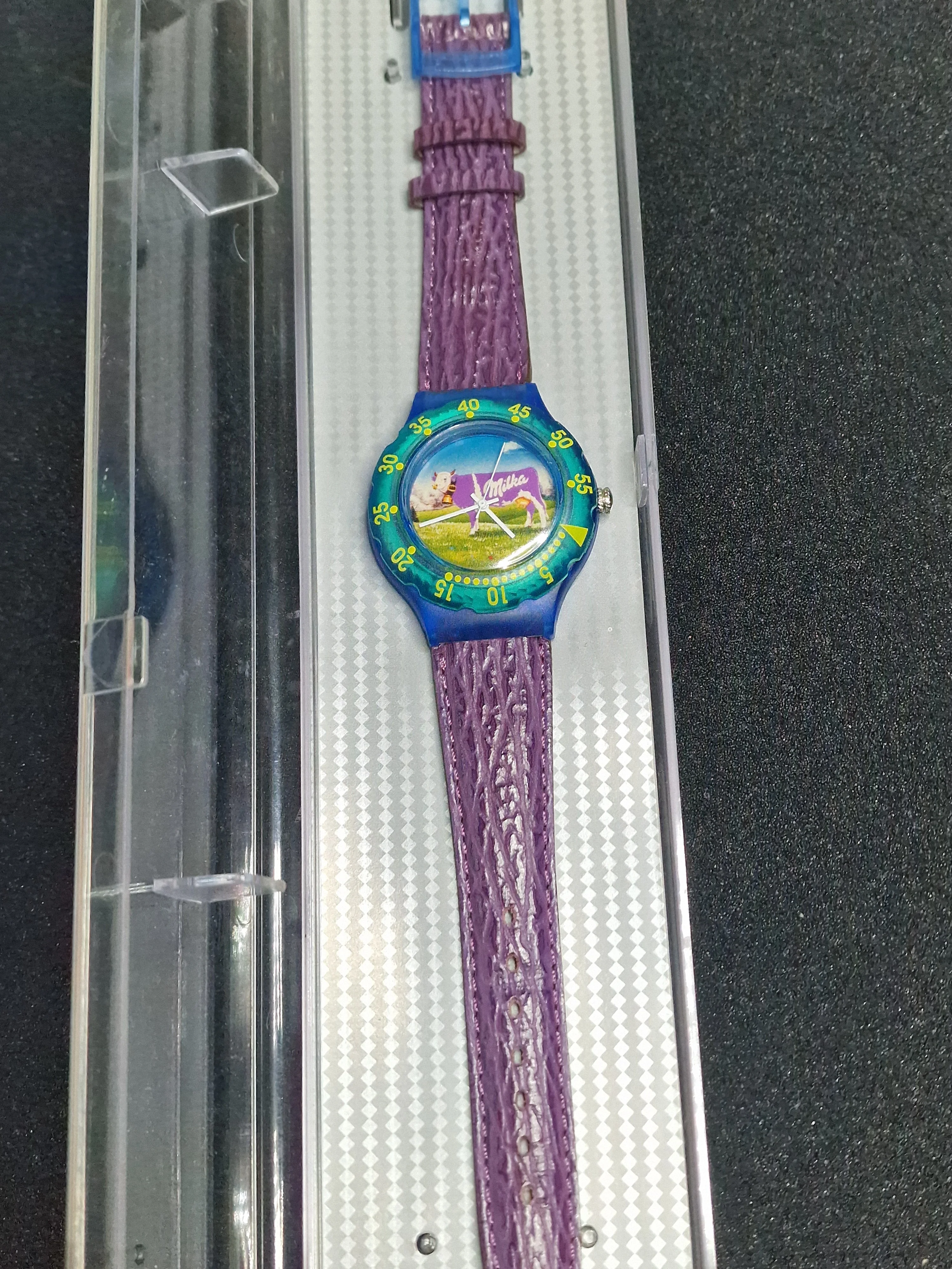 Milka Promotional Watch – Swiss Made, Rare Collector's Piece 1