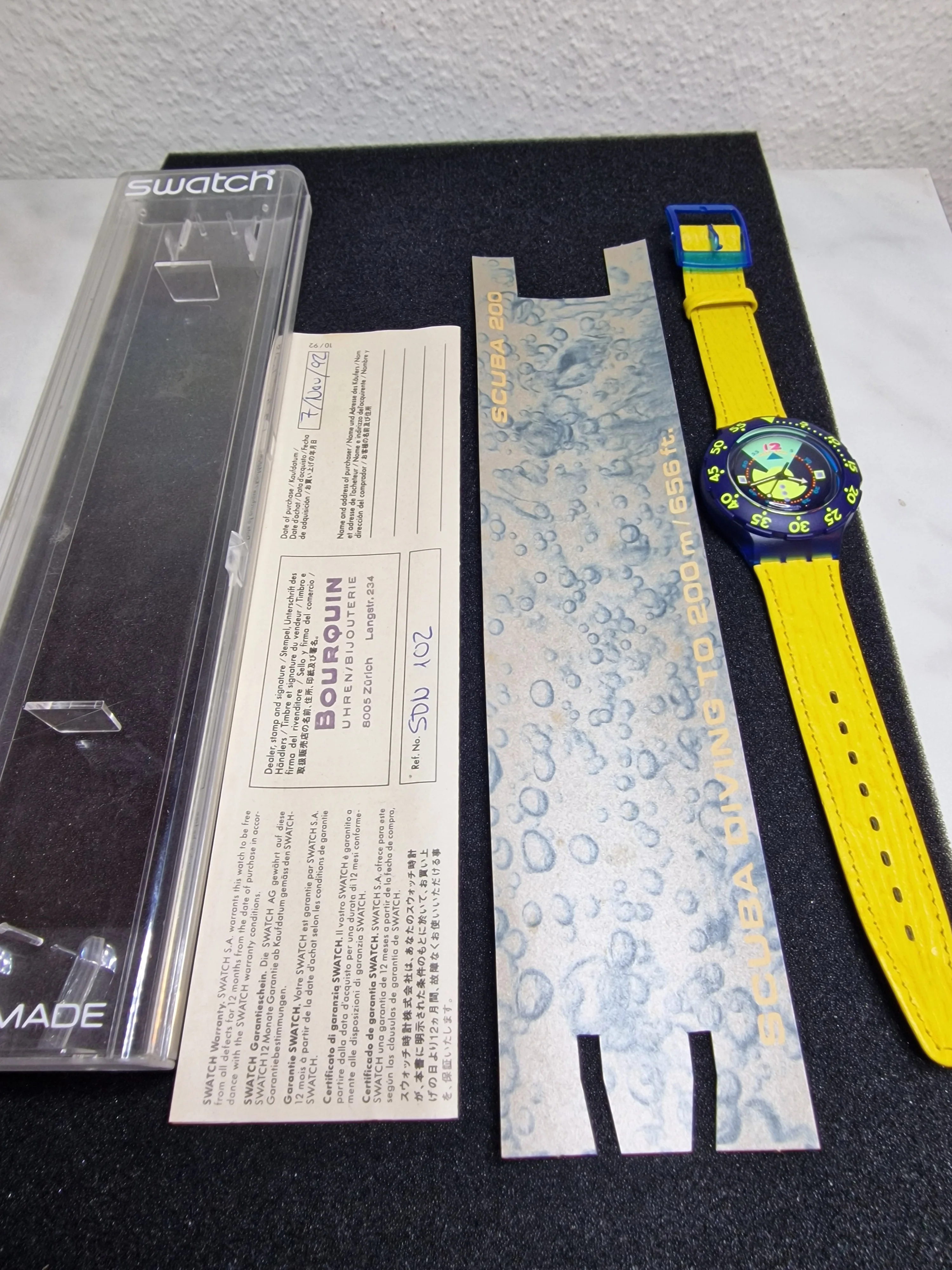 Swatch Scuba 200 SDN102 “Divine” – Rare 90s Diver Watch 3