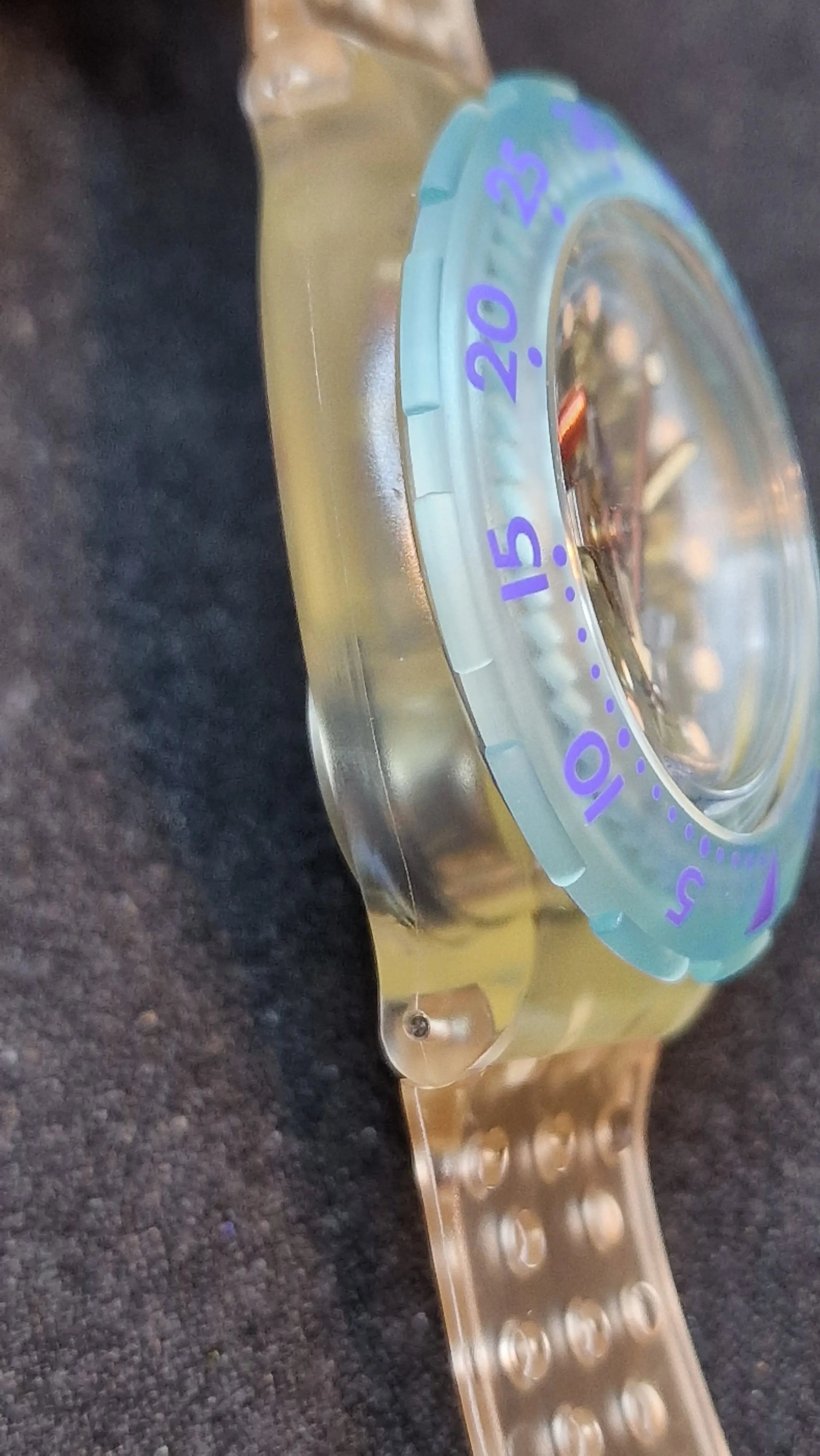 Swatch Scuba SDK104 “Jelly Bubbles” 1992 – Full Set – Vintage Diver 200m 4