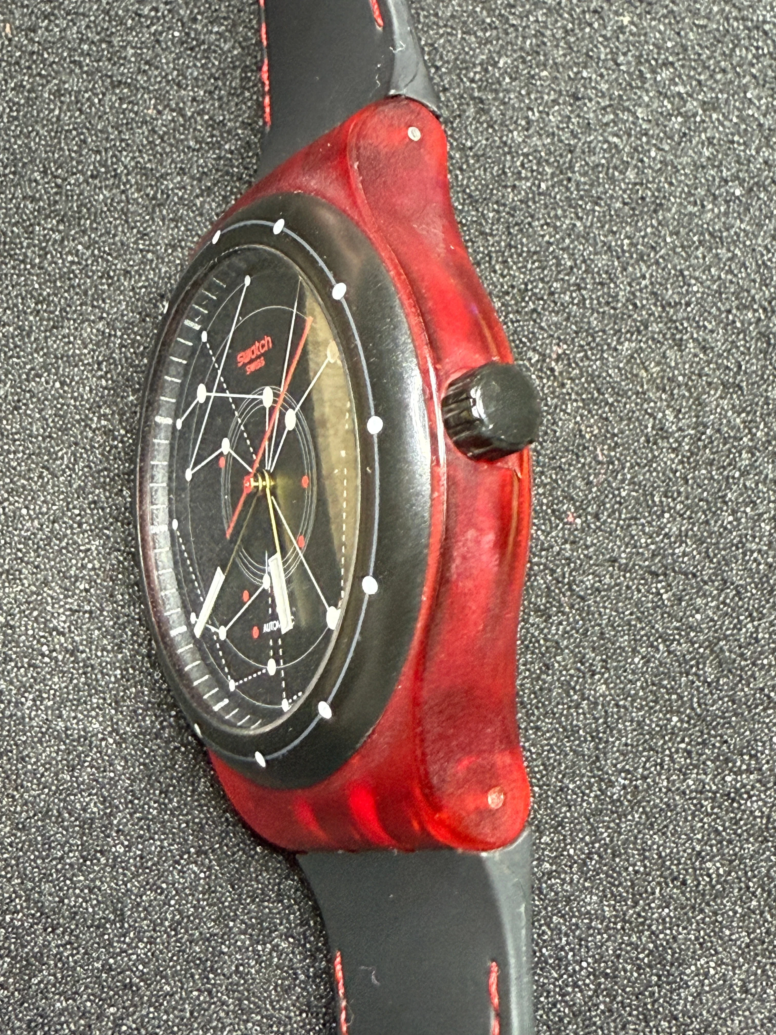 Swatch Sistem51 Automatic SUTR400 “Red” 42mm (Date) ⌚ - 4