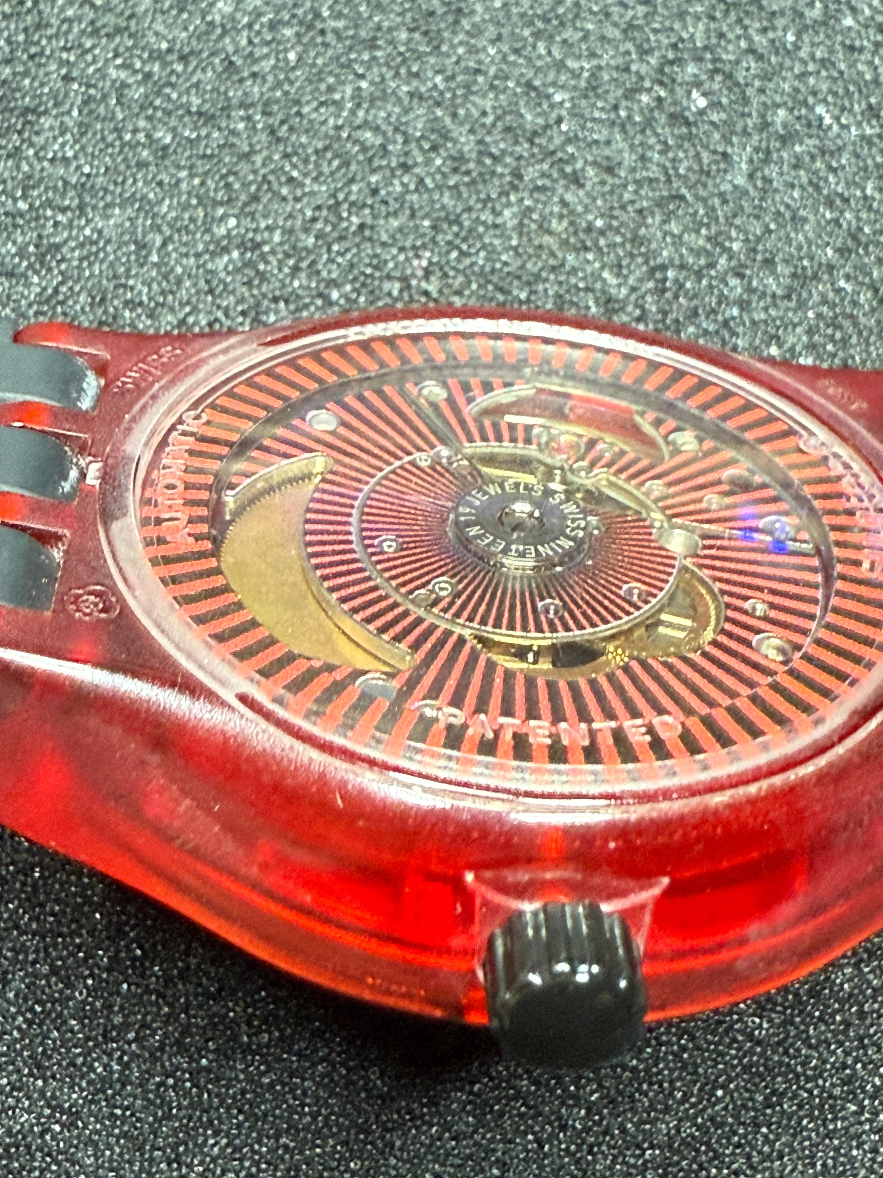 Swatch Sistem51 Automatic SUTR400 “Red” 42mm (Date) ⌚ - 5