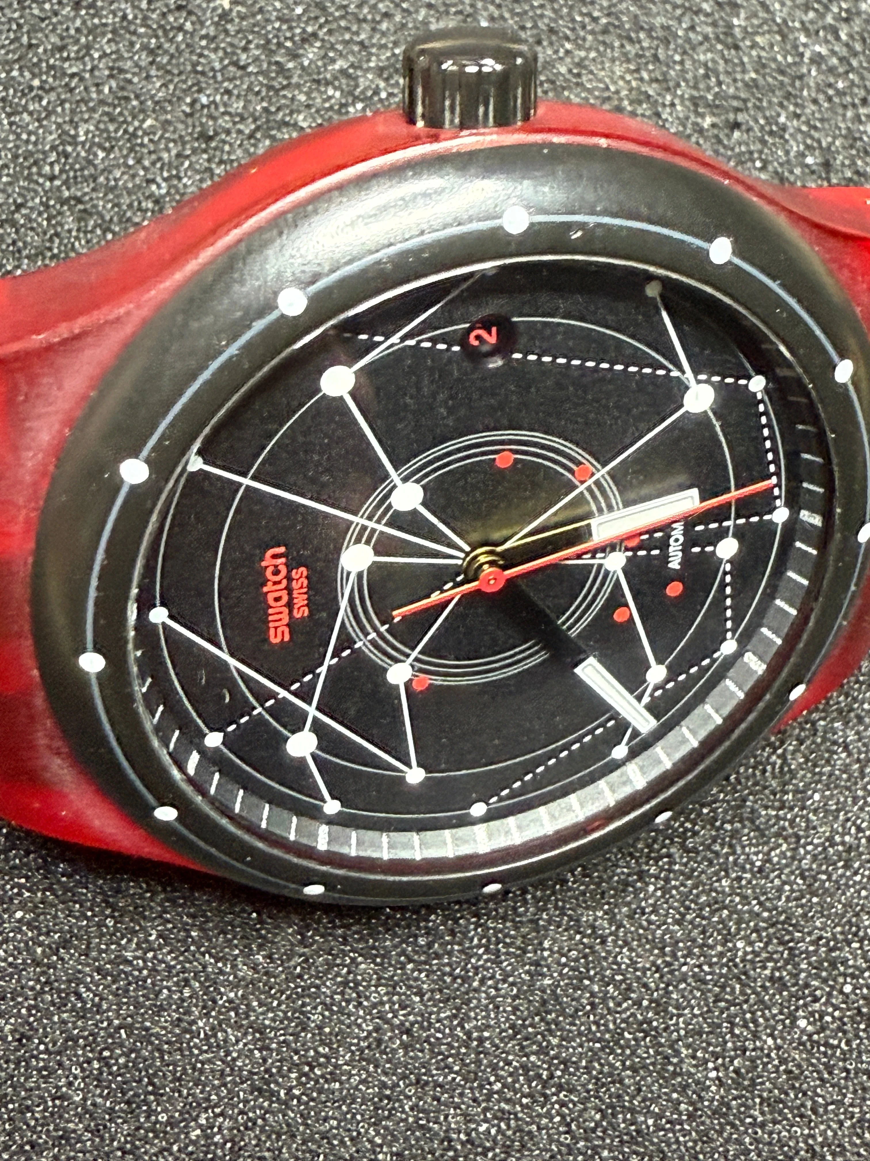 Swatch Sistem51 Automatic SUTR400 “Red” 42mm (Date) ⌚ - 8