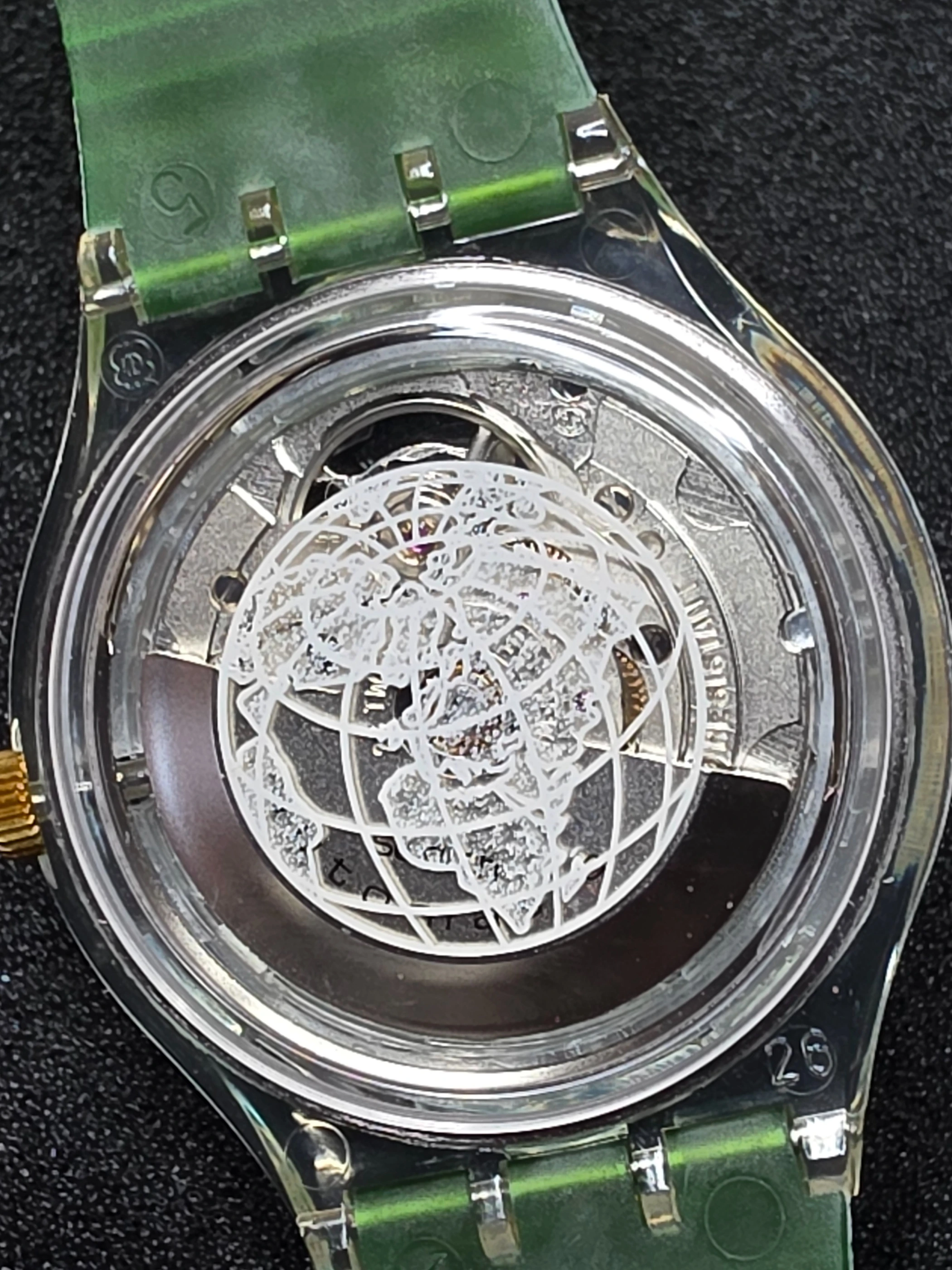 Swatch Time to Move SAK102 – 1992 – NOS – Green Strap – view 8