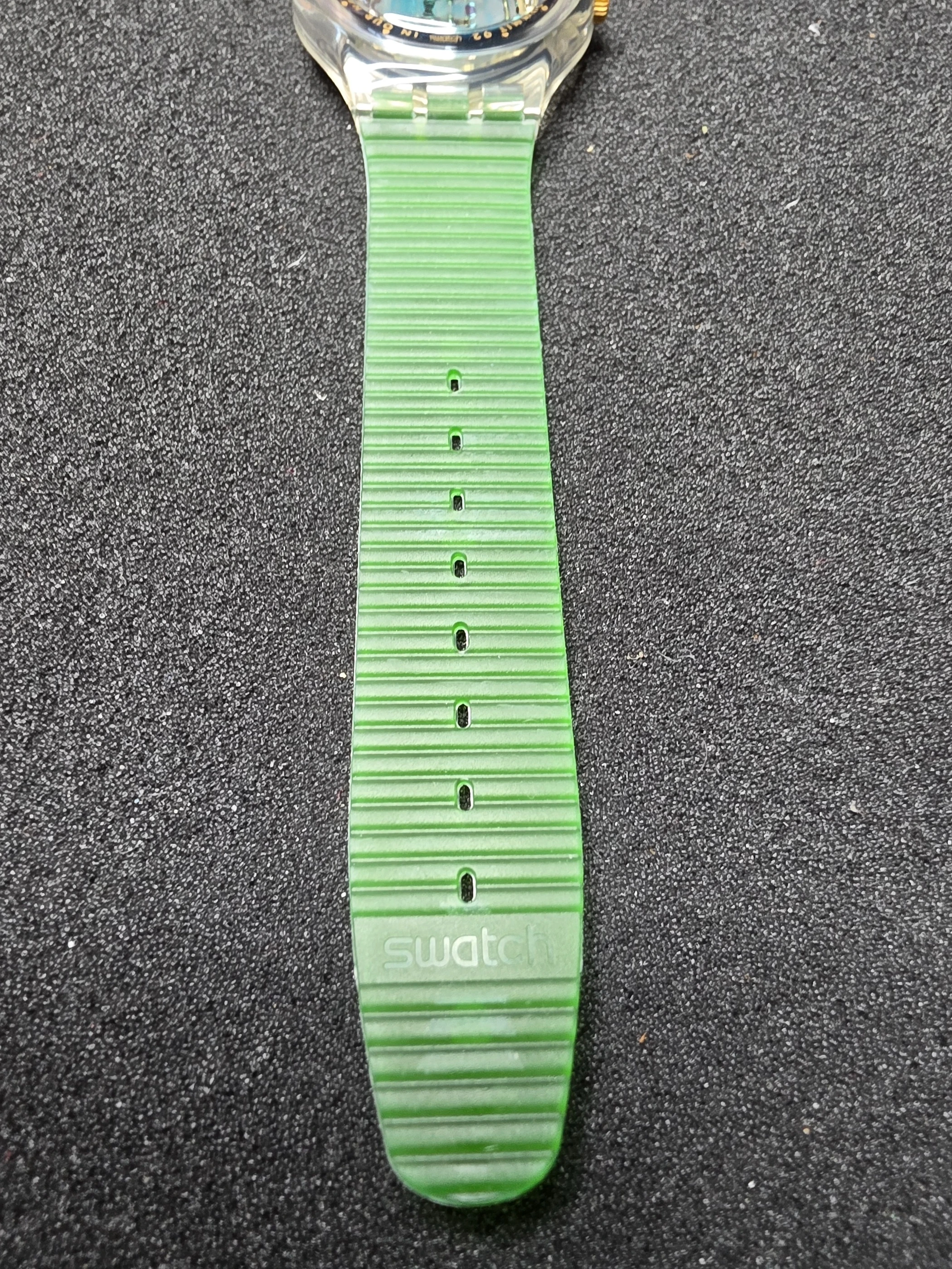 Swatch Time to Move SAK102 – 1992 – NOS – Green Strap – view 9