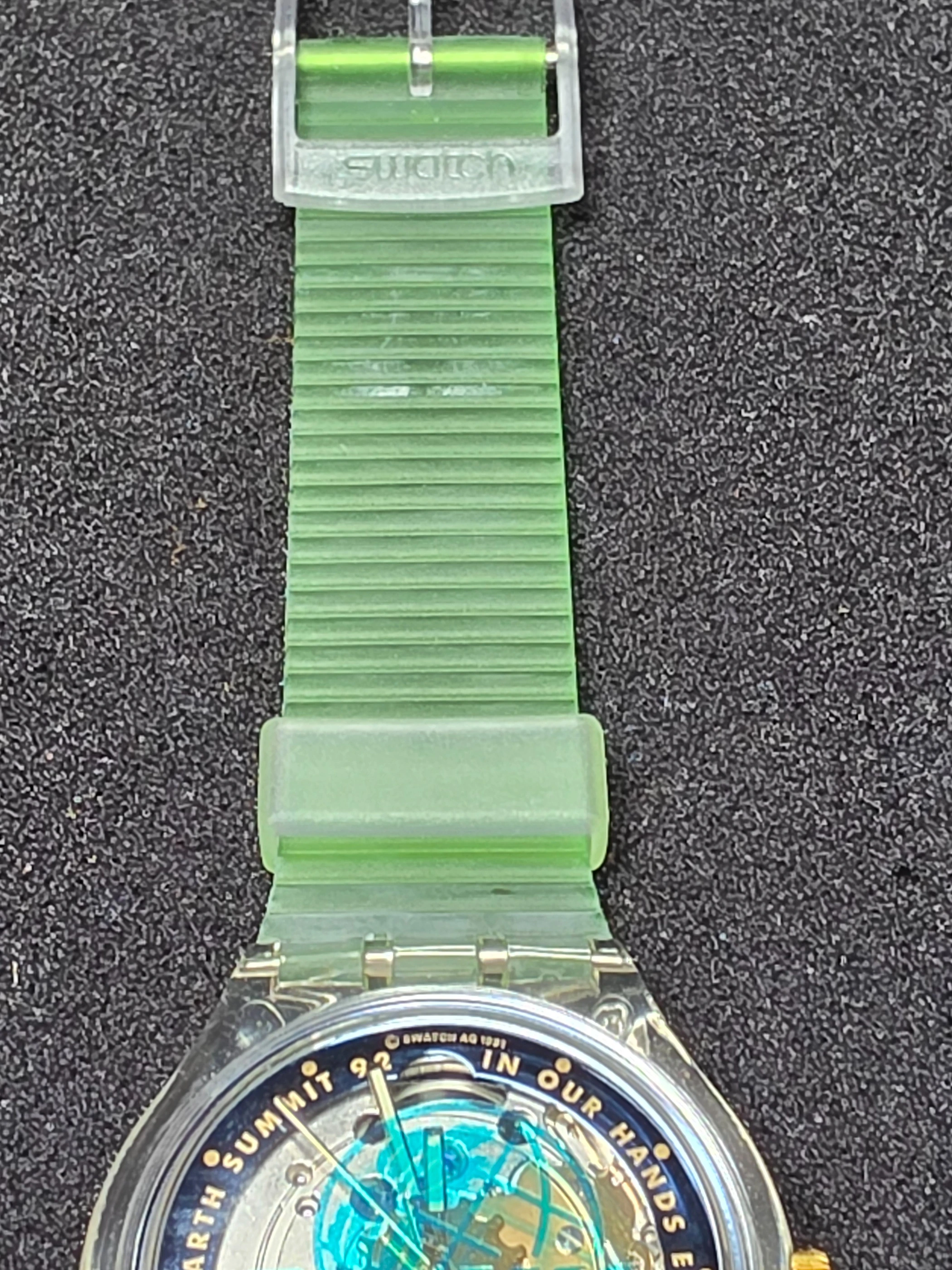 Swatch Time to Move SAK102 – 1992 – NOS – Green Strap – view 10