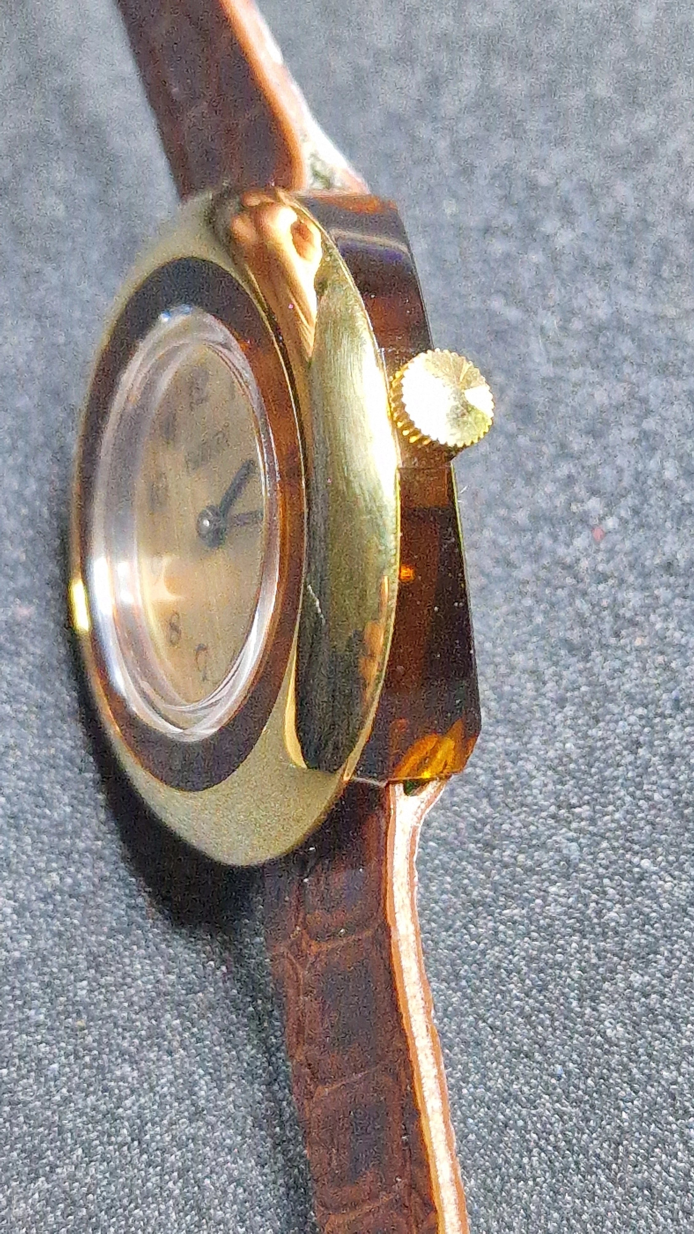 TERIAN – Swiss Made – NOS – ILONA LTD Acrylic Case – 1970s/80s – Mechanical 2