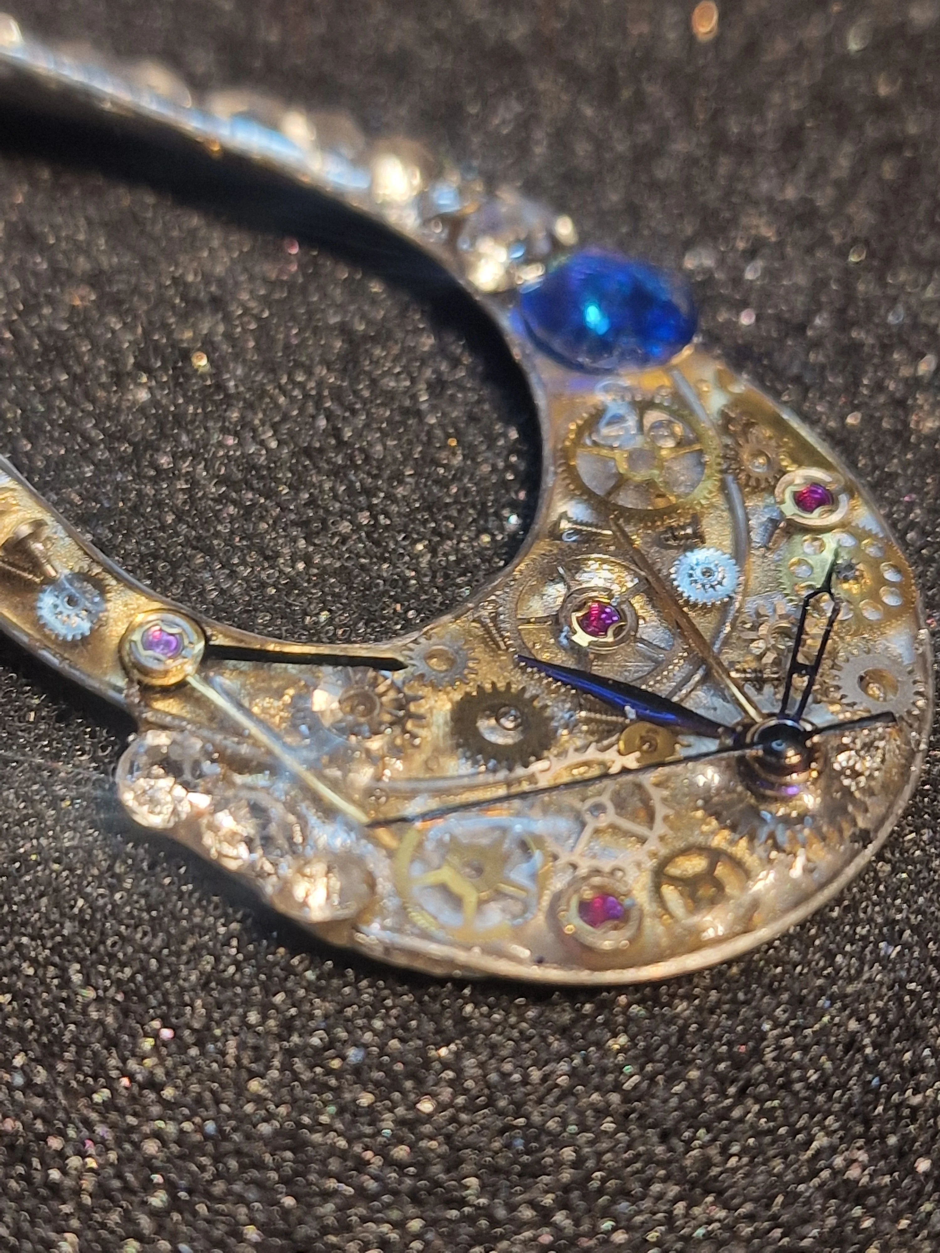 Timekeeper Ring-Holder Pendant — Upcycled Watch Parts by MakiArt (Handmade in Switzerland) 3