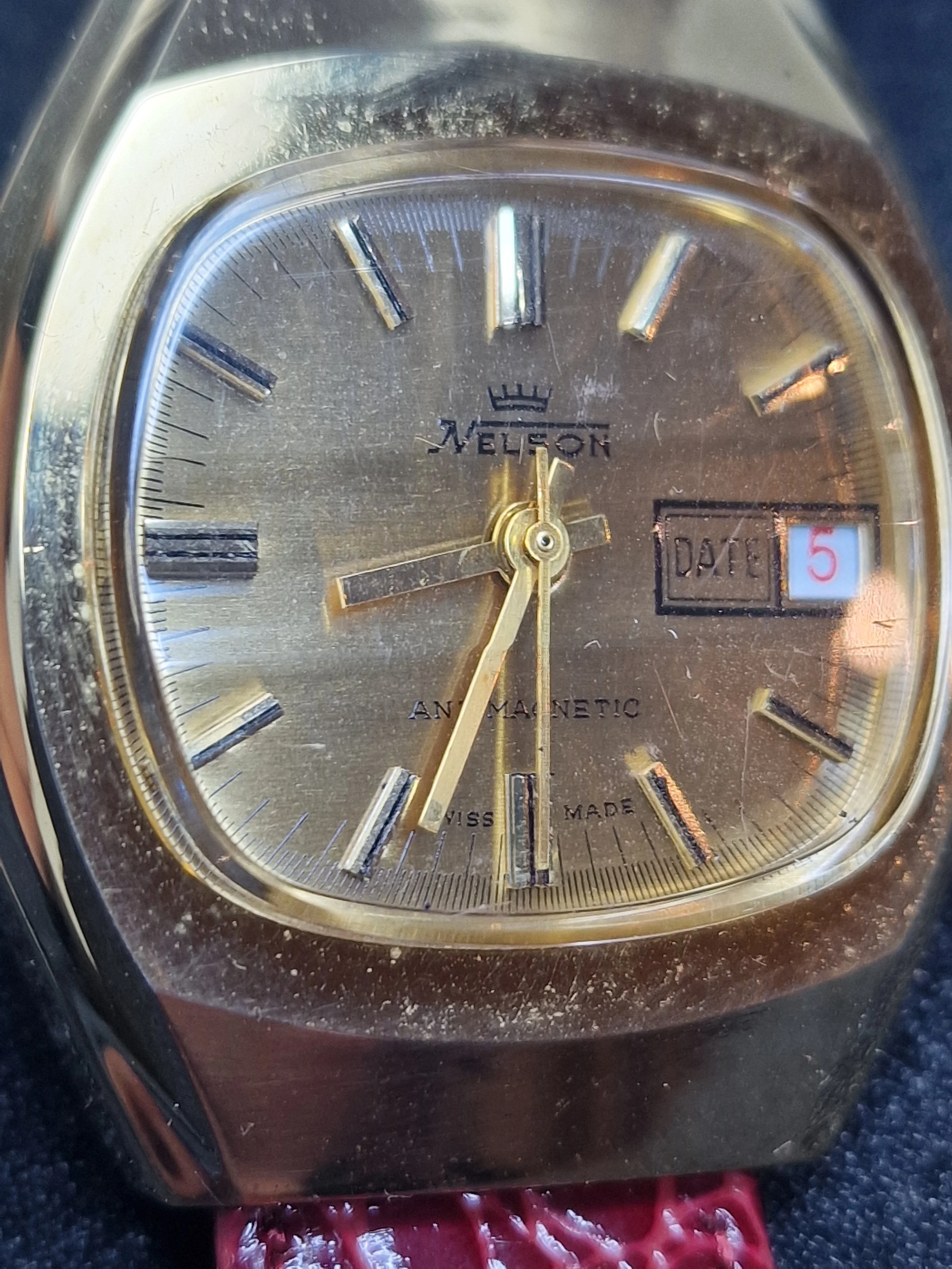 ⌚ Vintage Watch – NELSON | Hand-Wound | Swiss Made | 1960s | NOS 13