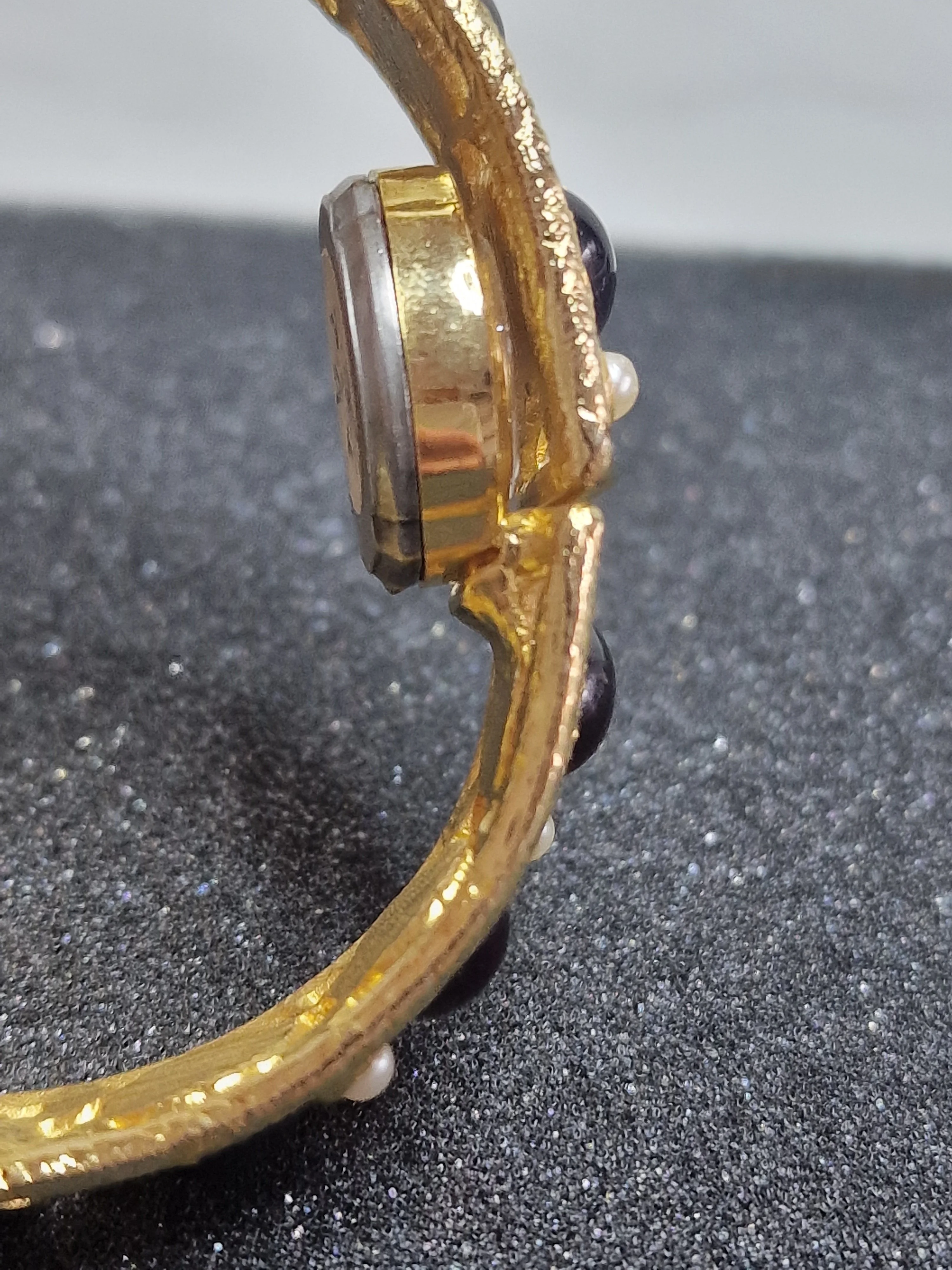 Unworn Vintage Ladies' Clasp Watch "HUDSON De Luxe" – Swiss Made, Hand-Wound, 1970s 3