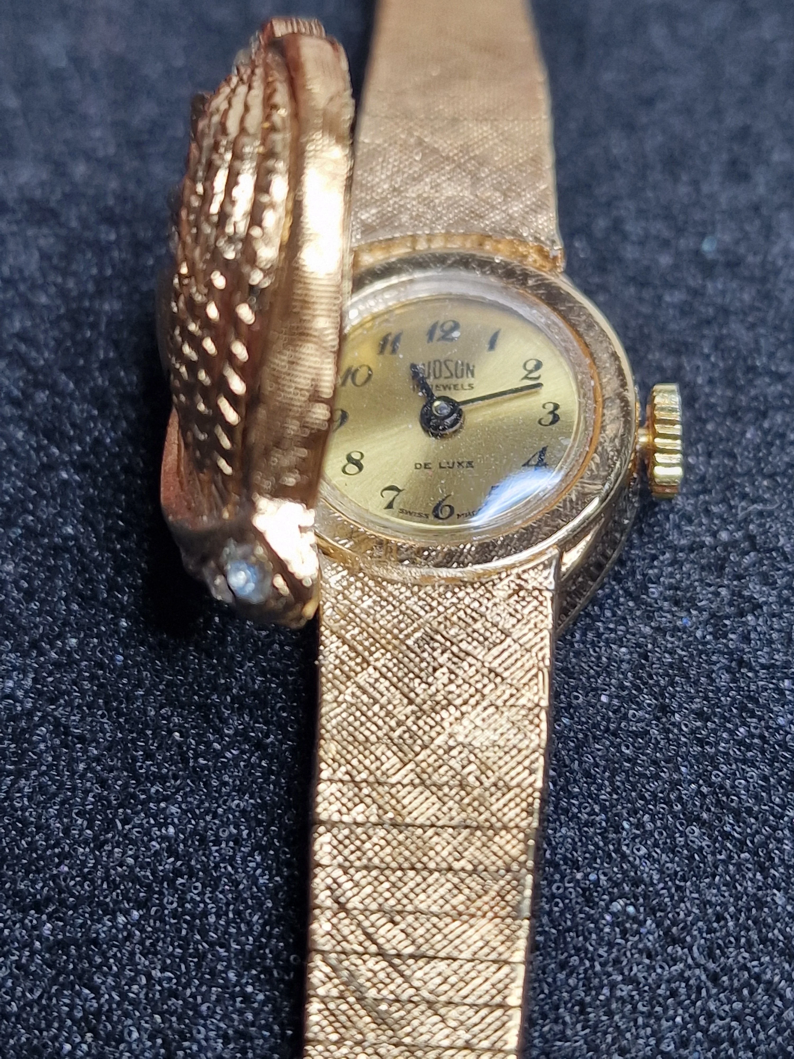 💎 Vintage Ladies’ Watch – HUDSON de Luxe | Hand-Wound | Swiss Made | 1960s | NOS 3