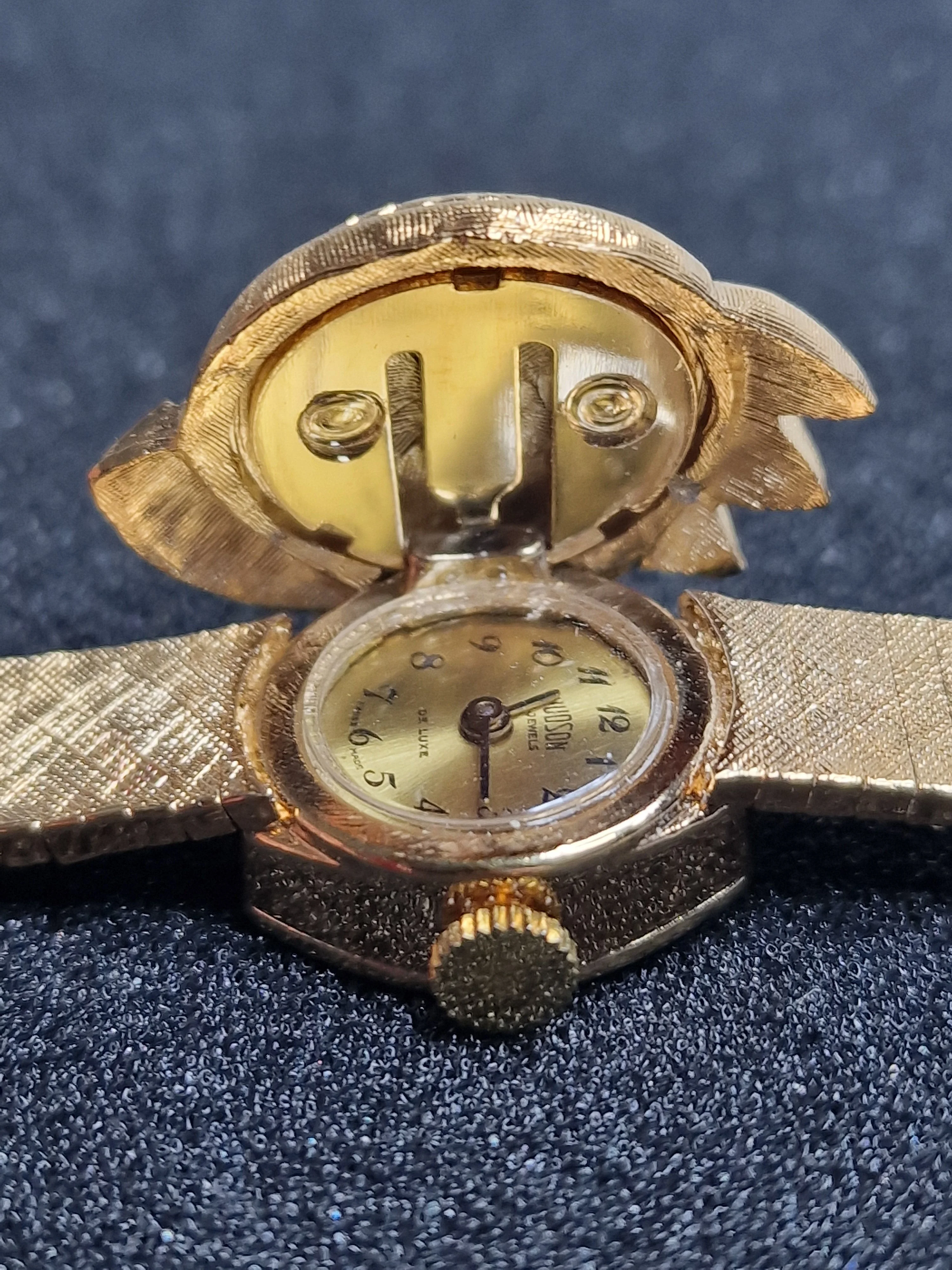 💎 Vintage Ladies’ Watch – HUDSON de Luxe | Hand-Wound | Swiss Made | 1960s | NOS 11