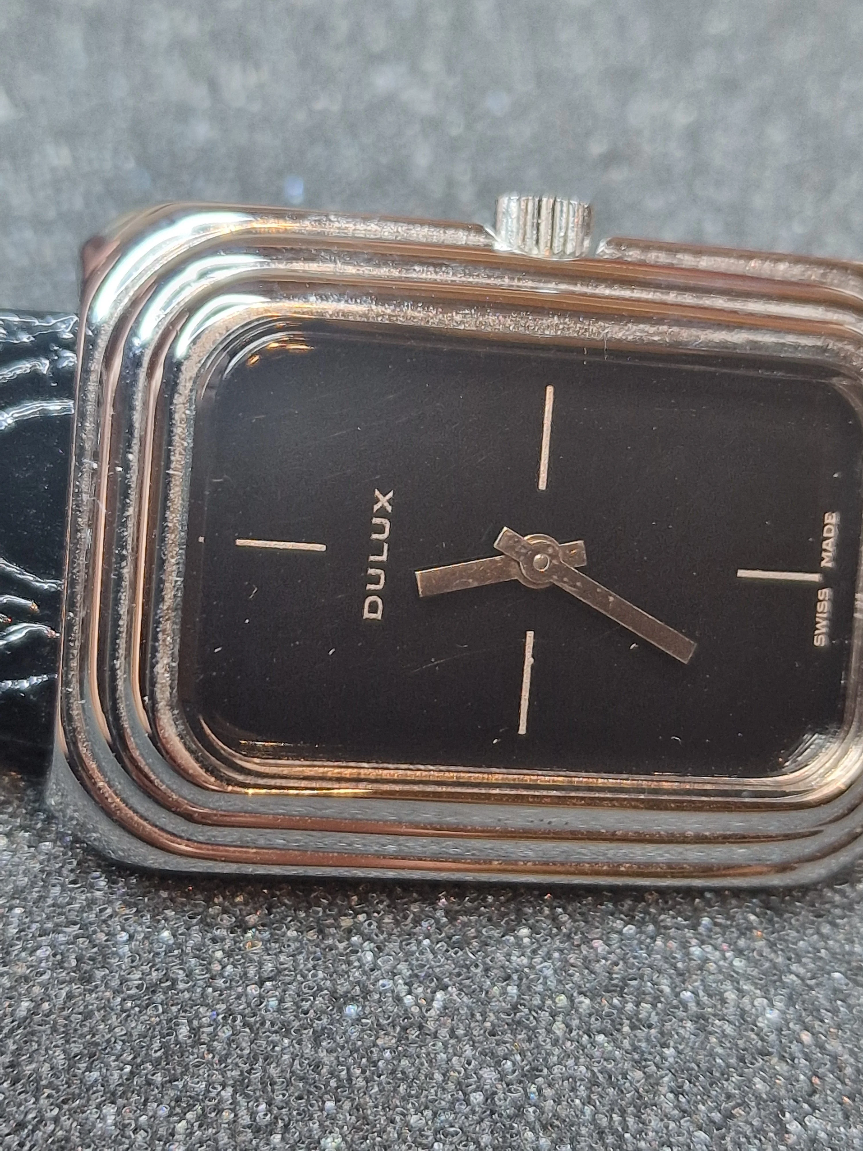 Unworn Vintage Ladies' Watch "DULUX" – 1970s, Swiss Made, Hand-Wound 9