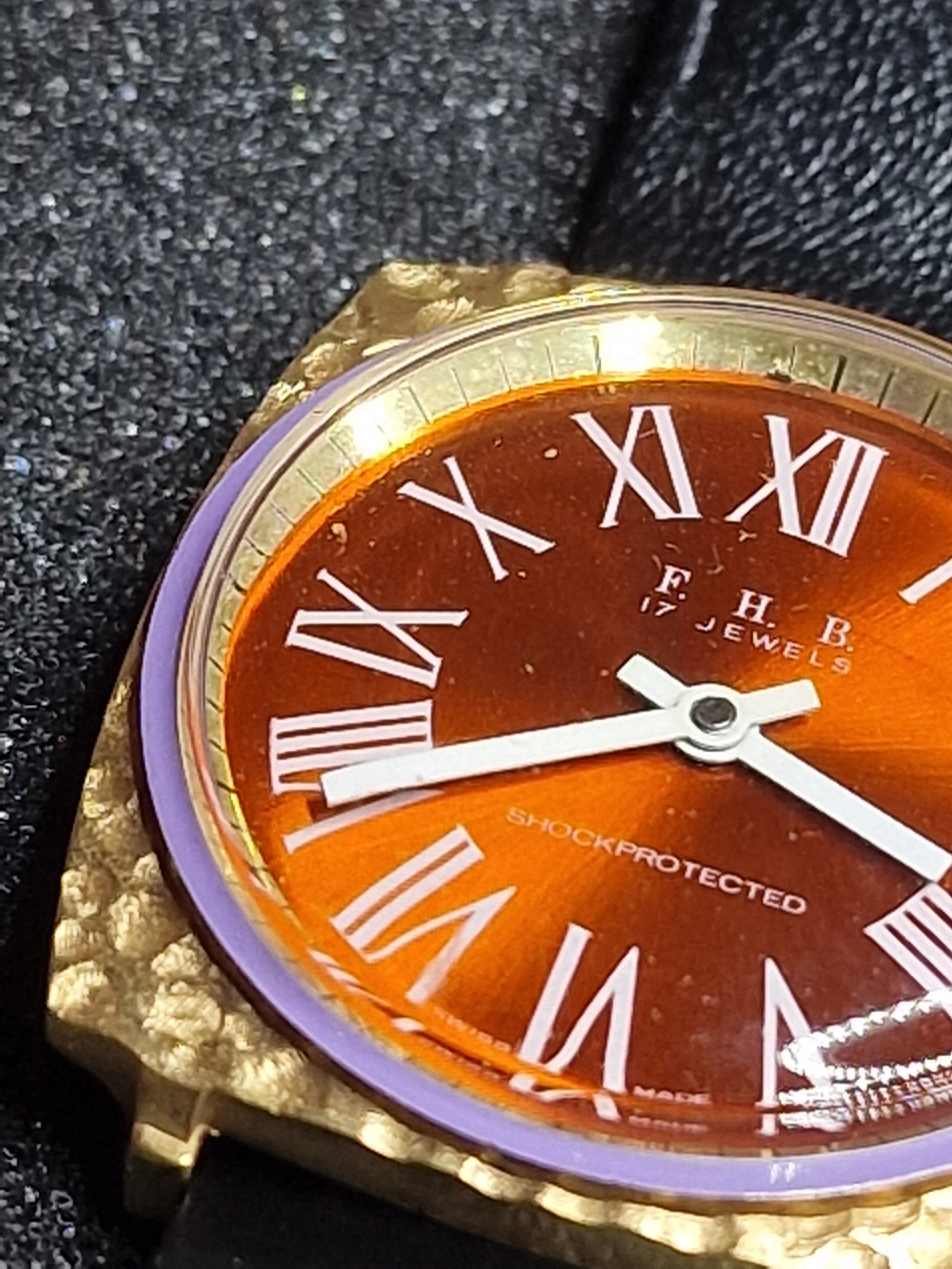 Unworn Vintage Ladies' Watch "F.H.B." – Swiss Made, Hand-Wound, 1970s, Rare Piece 5