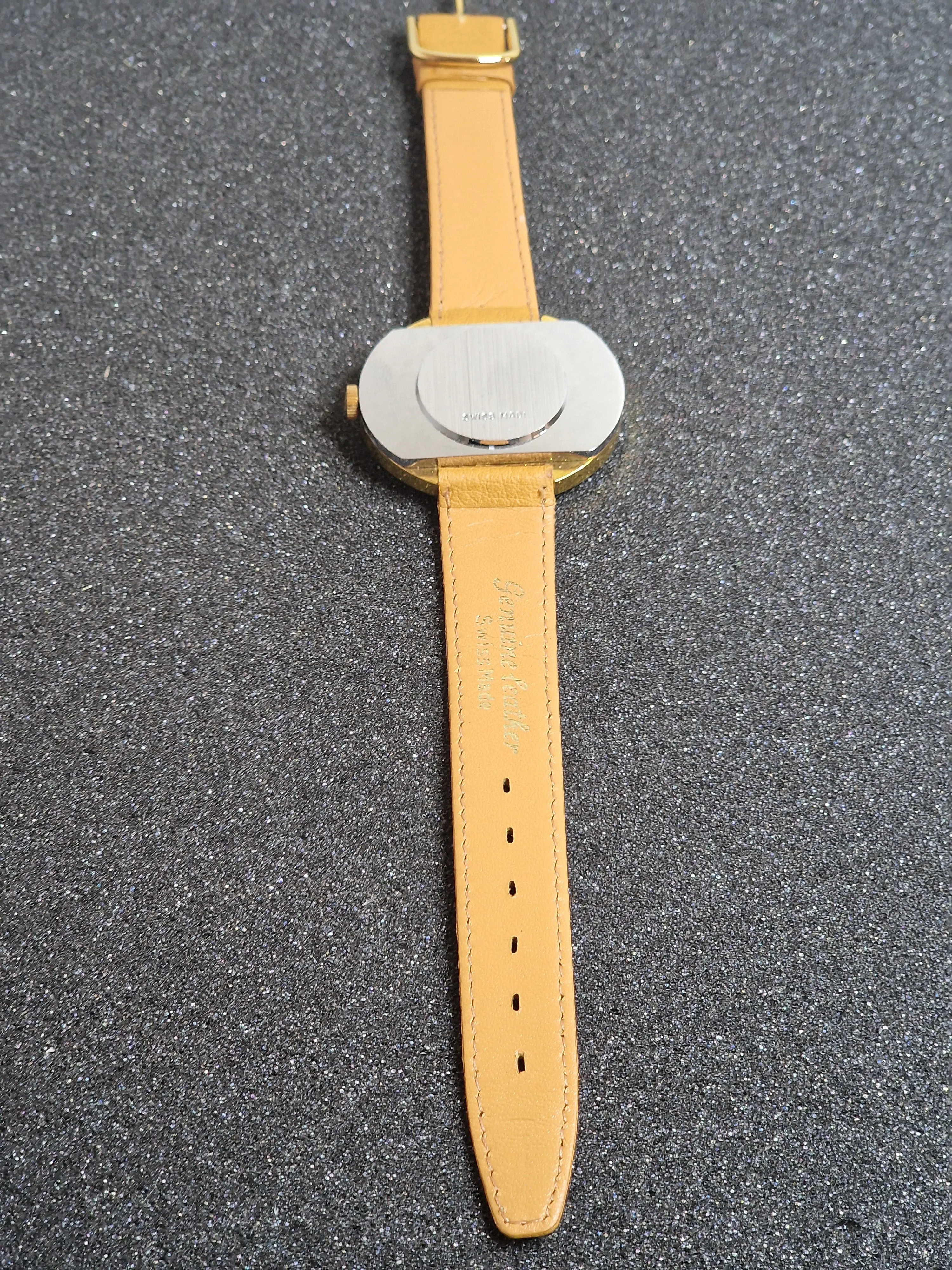 Unworn Vintage Ladies' Watch "F.H.B." – Swiss Made, Hand-Wound, 70s/80s, Gold-Tone 5