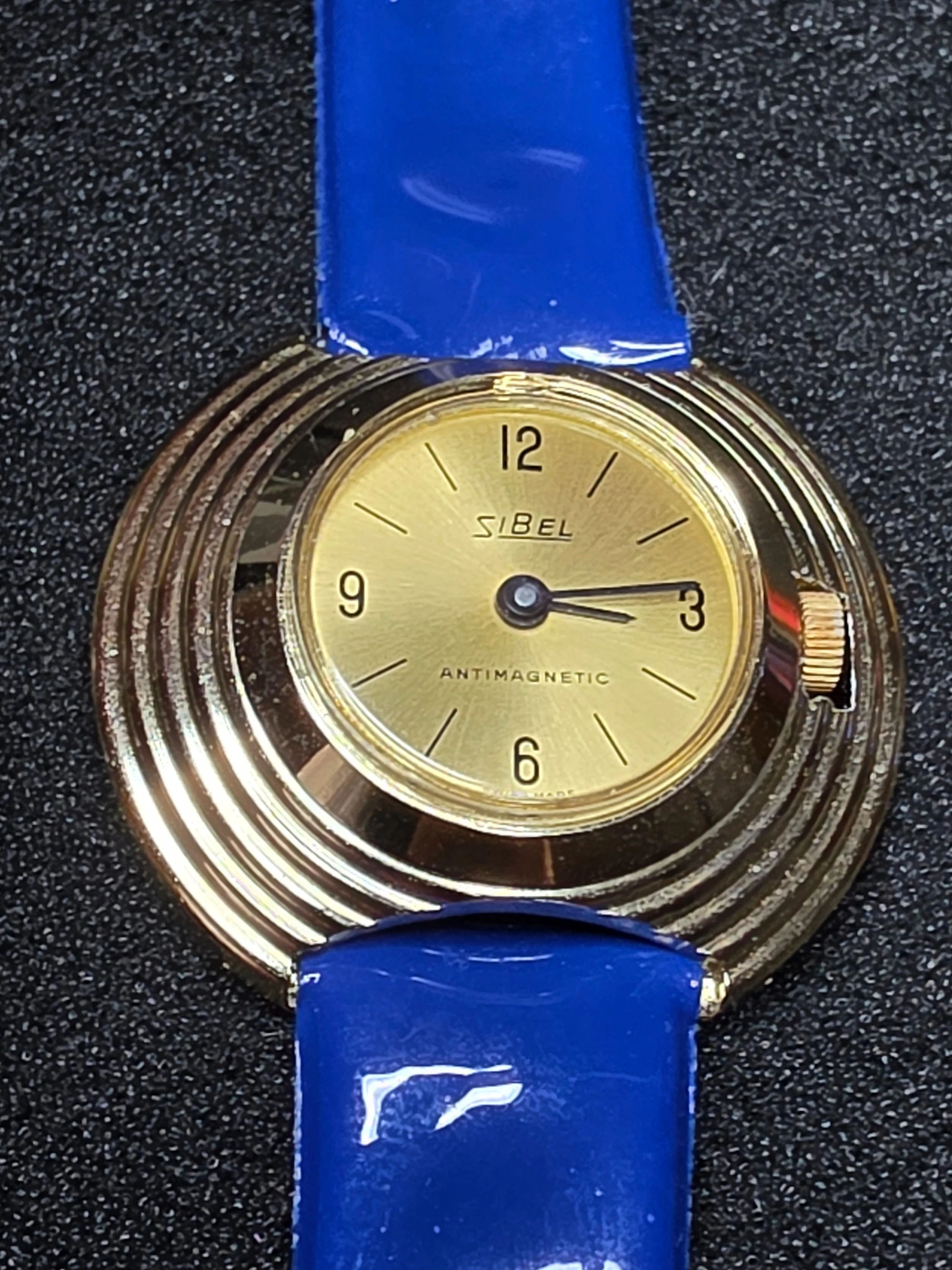 Unworn Vintage Ladies' Watch "SIBEL" – Swiss Made, Hand-Wound, Early 1970s, 33mm