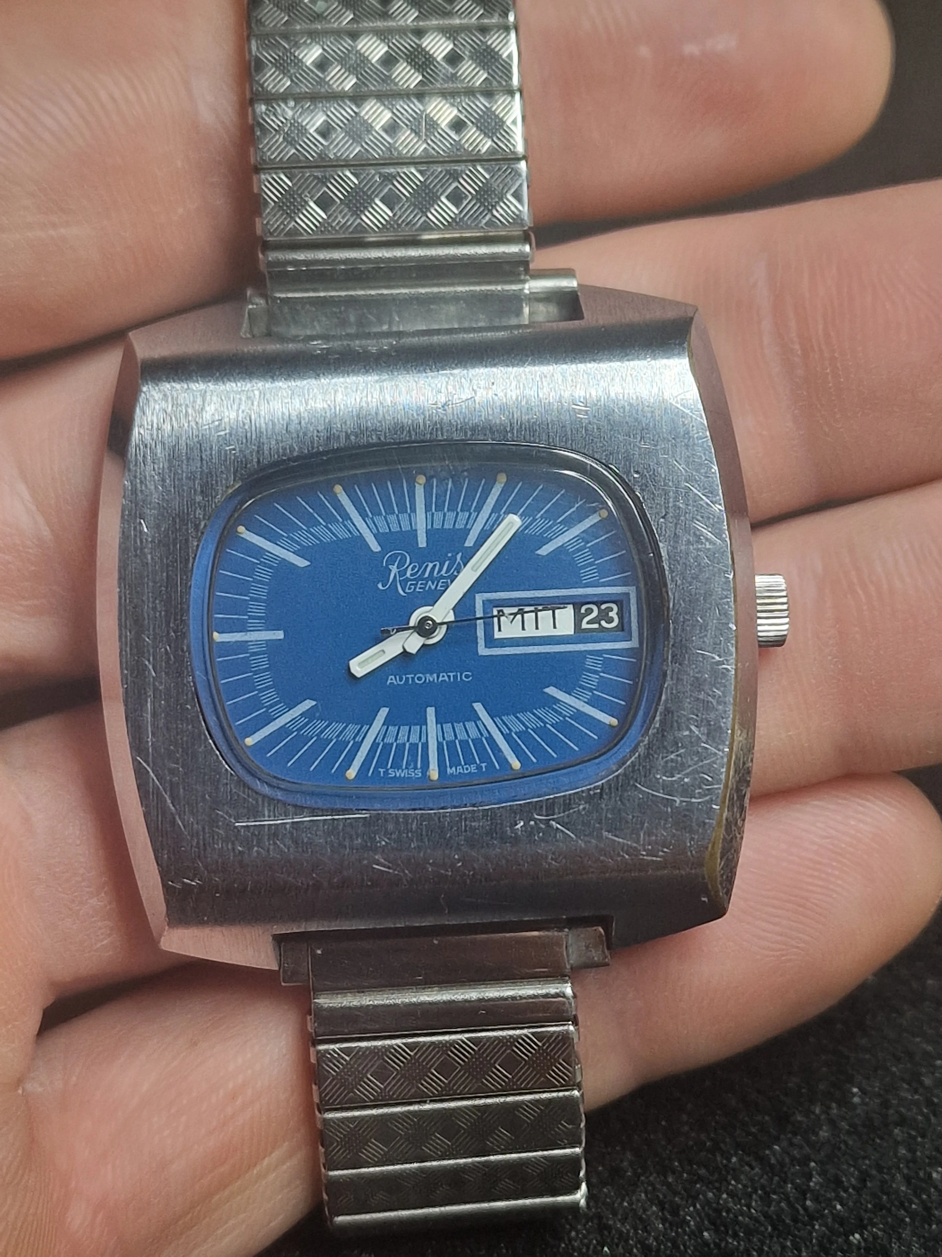 ⌚ Vintage Automatic Watch – Renis Geneve – Swiss Made – 60s/70s 1