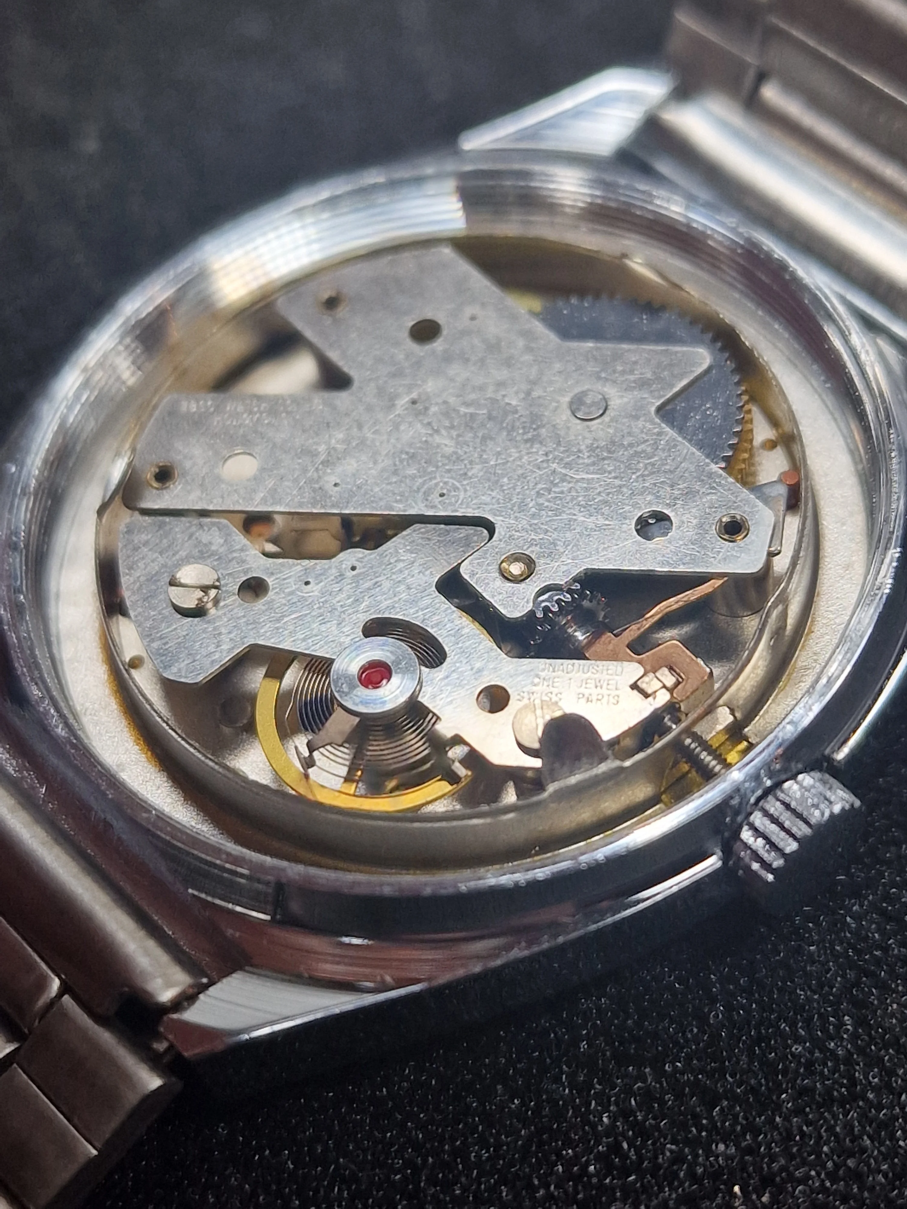 🕰️ Unworn Vintage Men’s Watch "F.H.B" – Swiss Made, Hand-Wound, 1960s/70s, Steel Case 12