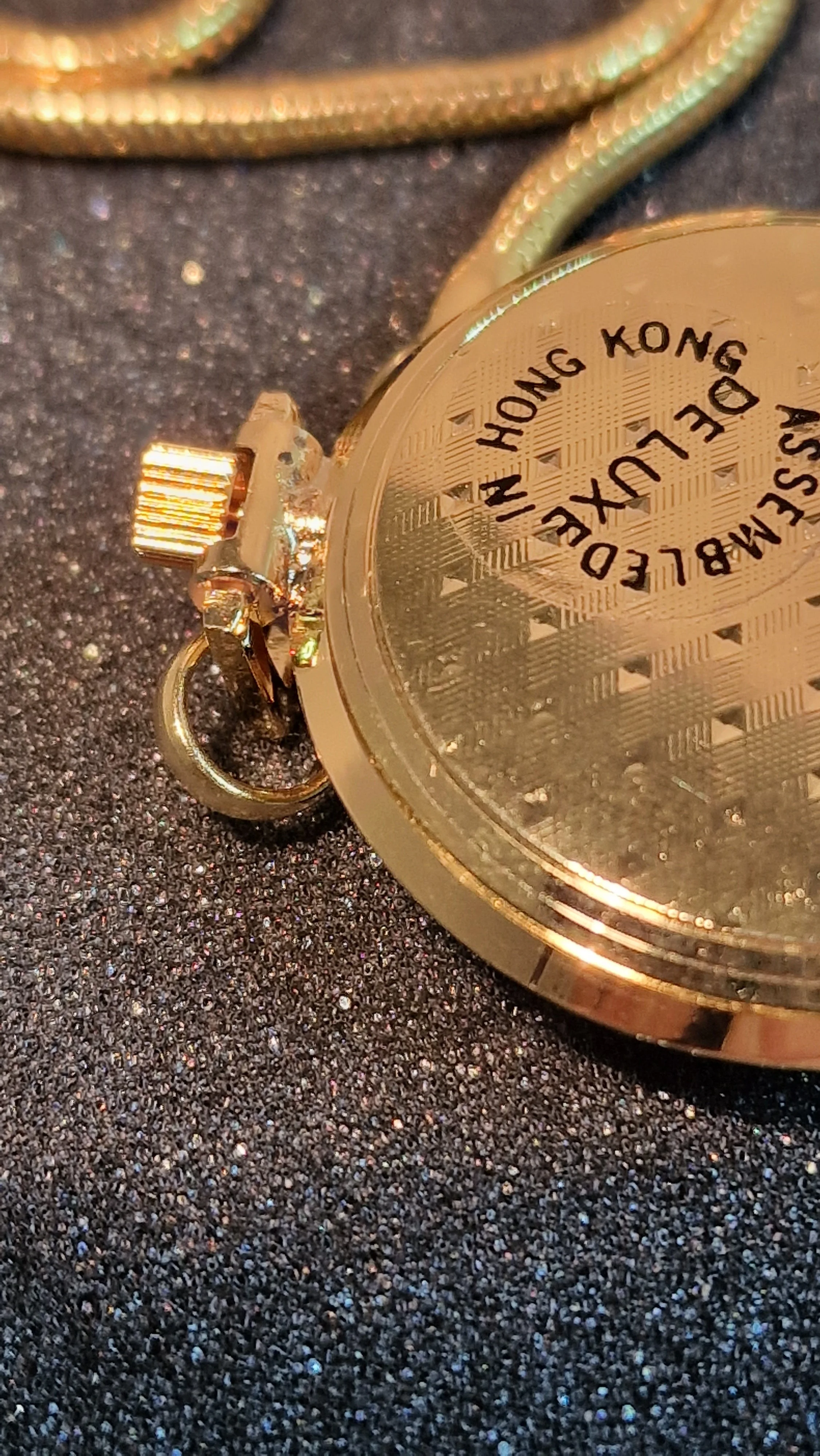 ⏱ Unworn Vintage Pocket Watch "ABON 21C" – Swiss Movement, Hand-Wound, 42mm, NOS + Chain 7