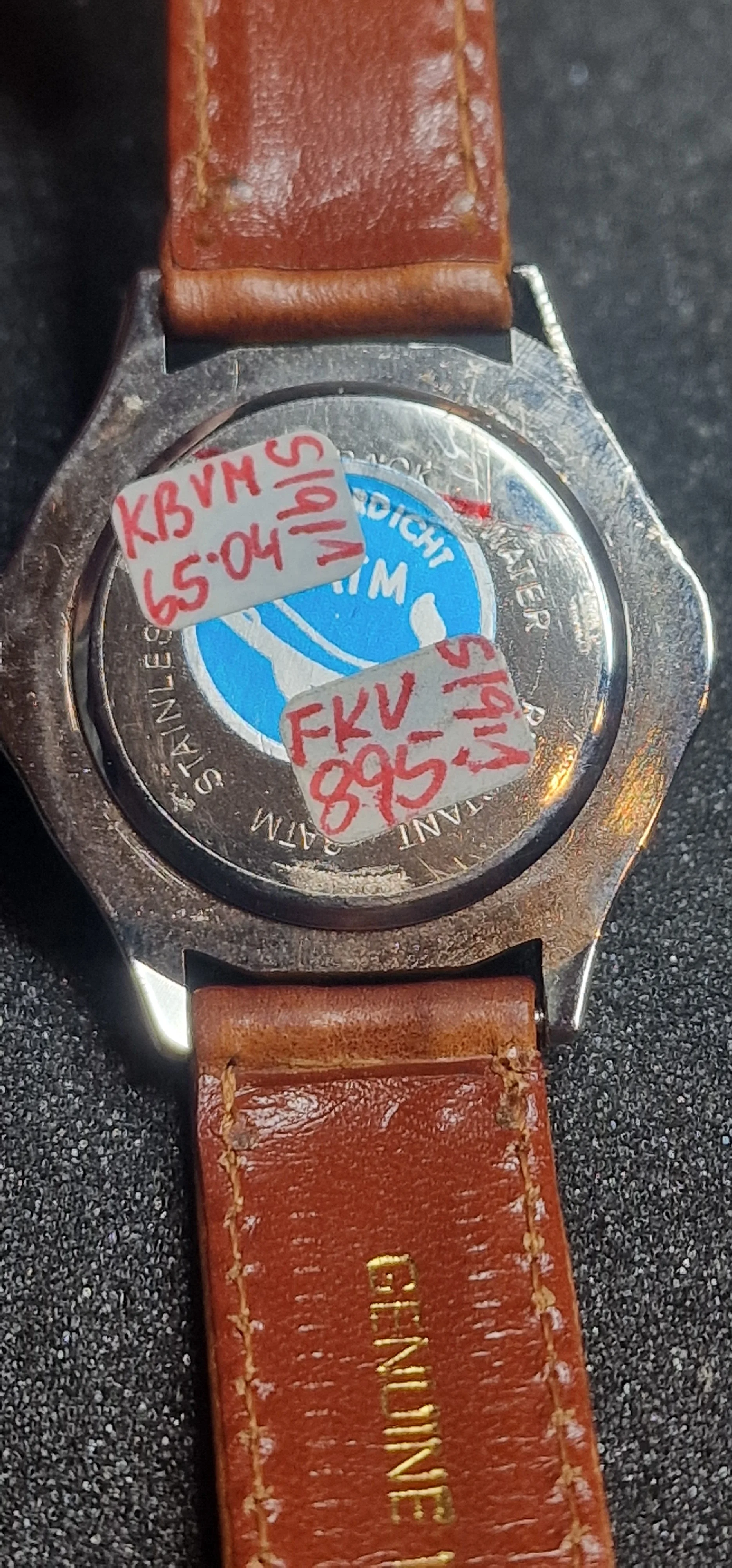🕶️ Unworn Vintage Quartz Watch "ALSI Sub Marine" – Swiss Made, 36mm, Old Stock - 7