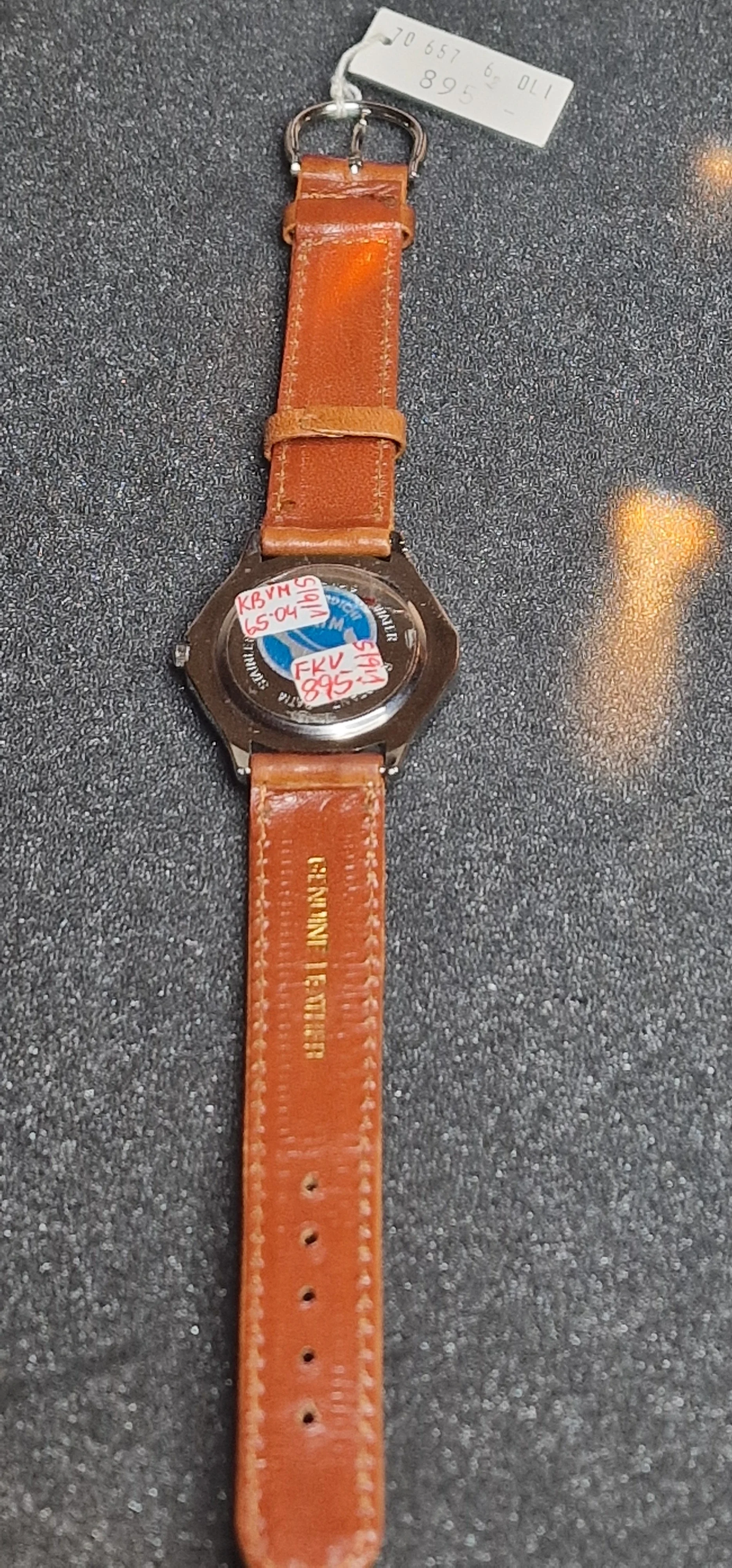 🕶️ Unworn Vintage Quartz Watch "ALSI Sub Marine" – Swiss Made, 36mm, Old Stock - 9
