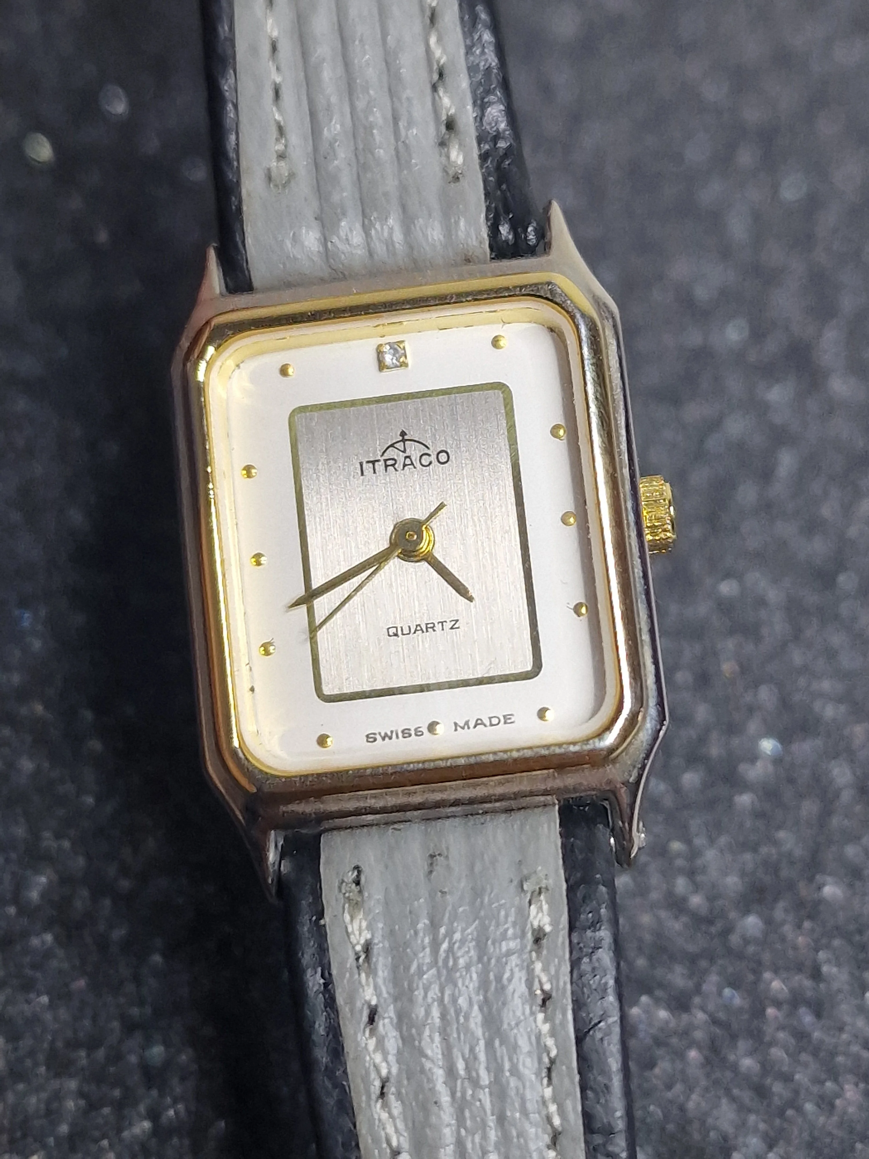 Unworn Vintage Quartz Watch "INTRACO" – Swiss Made, 70s/80s, Old Stock