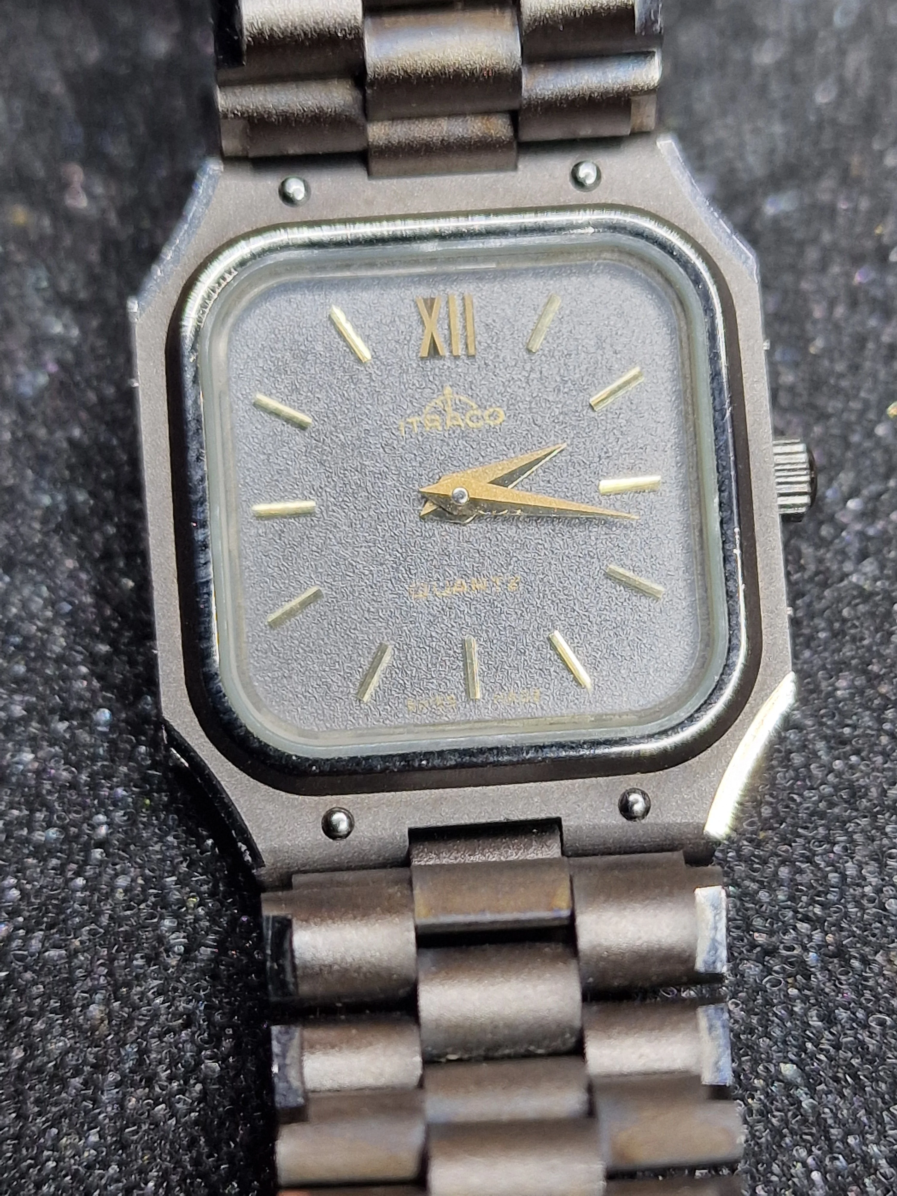 Unworn Vintage Quartz Watch "INTRACO" – Swiss Made, 70s/80s, Old Stock