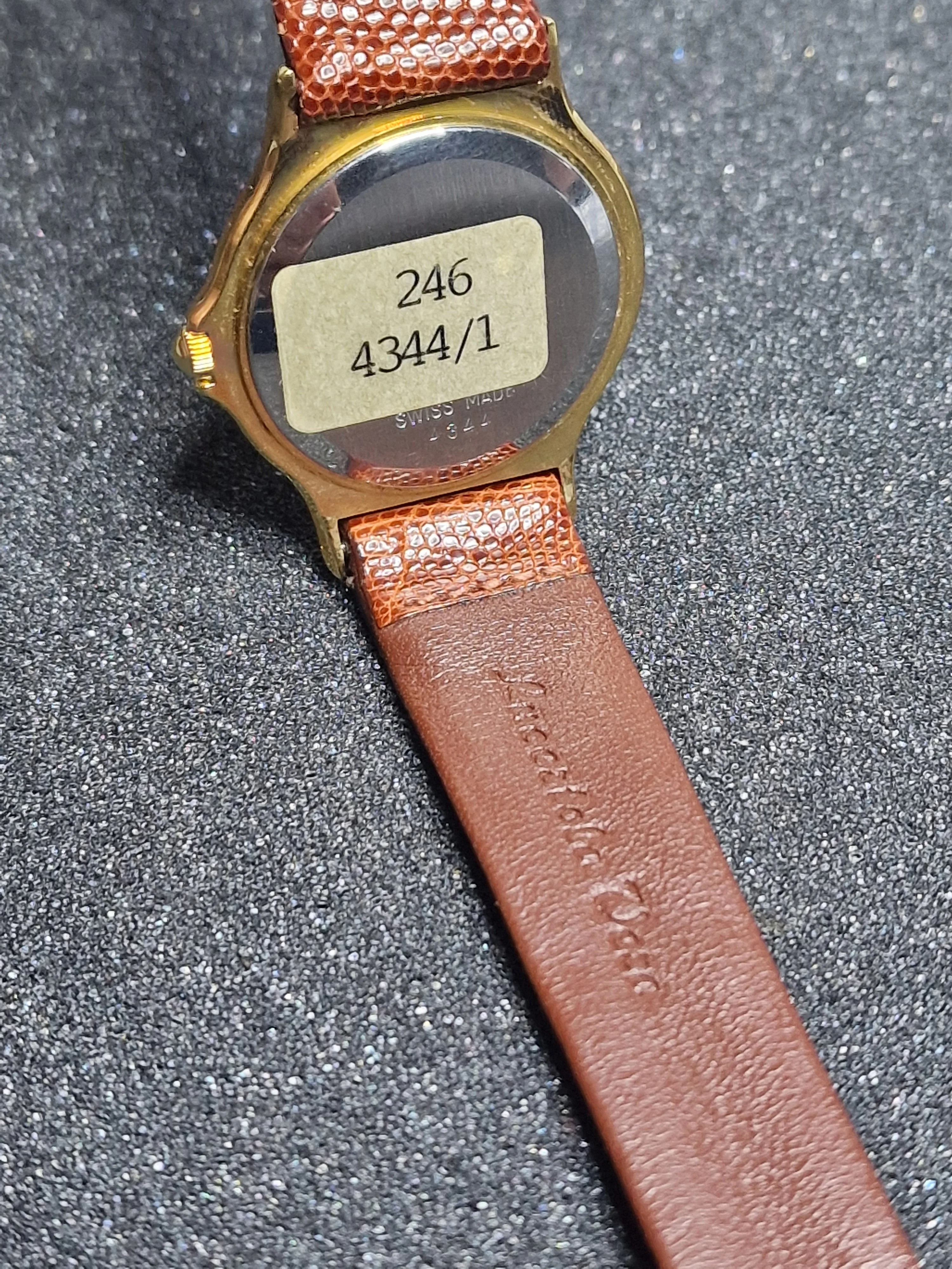Unworn Vintage Quartz Watch&nbsp; Swiss Made, ETA Movement, 70s/80s, Gold-Tone 12