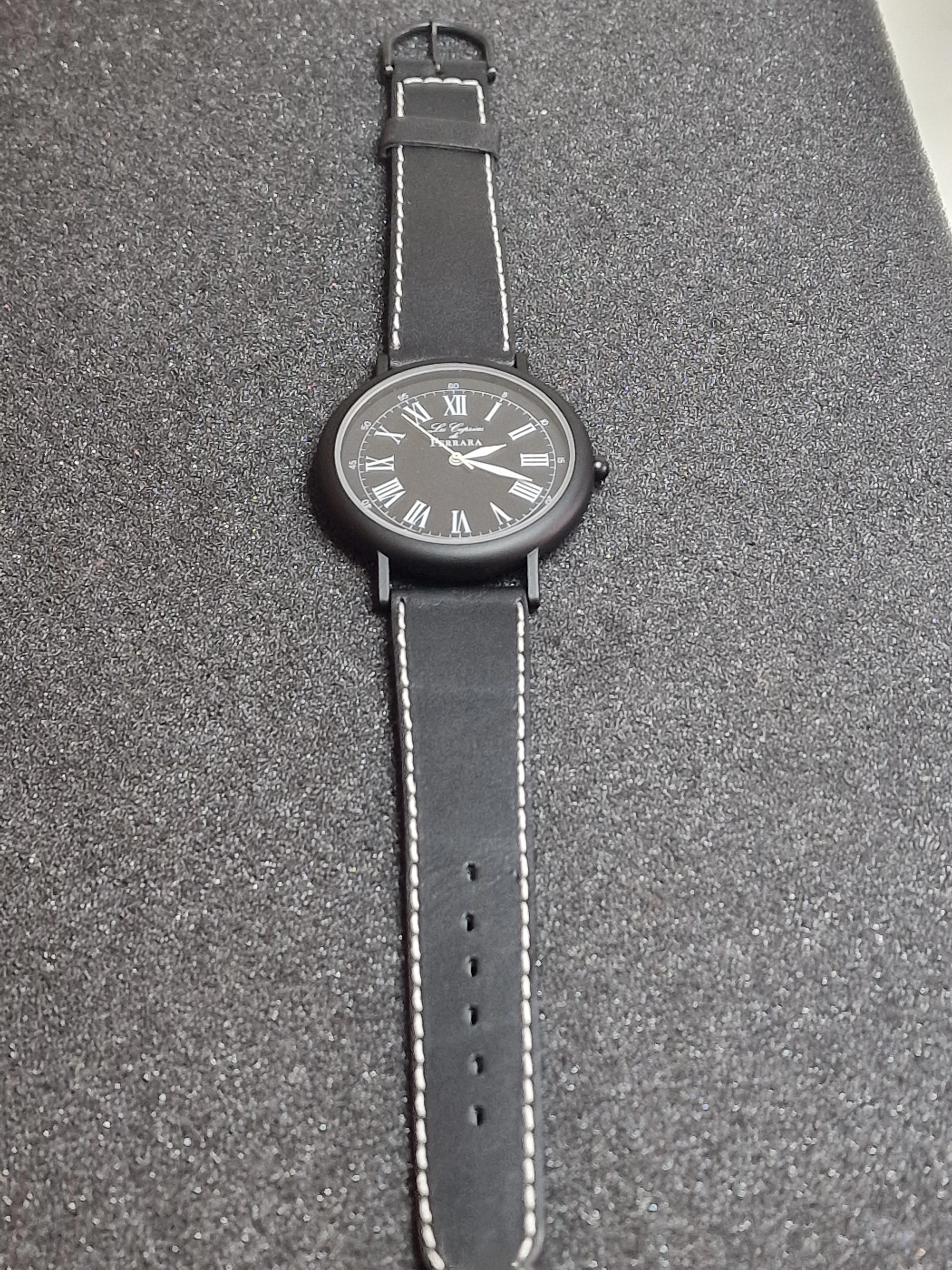 Unworn Vintage Quartz Watch Swiss Made, Cattin Movement, 42mm, Silver, 80s/90s, Old Basel Stock 2
