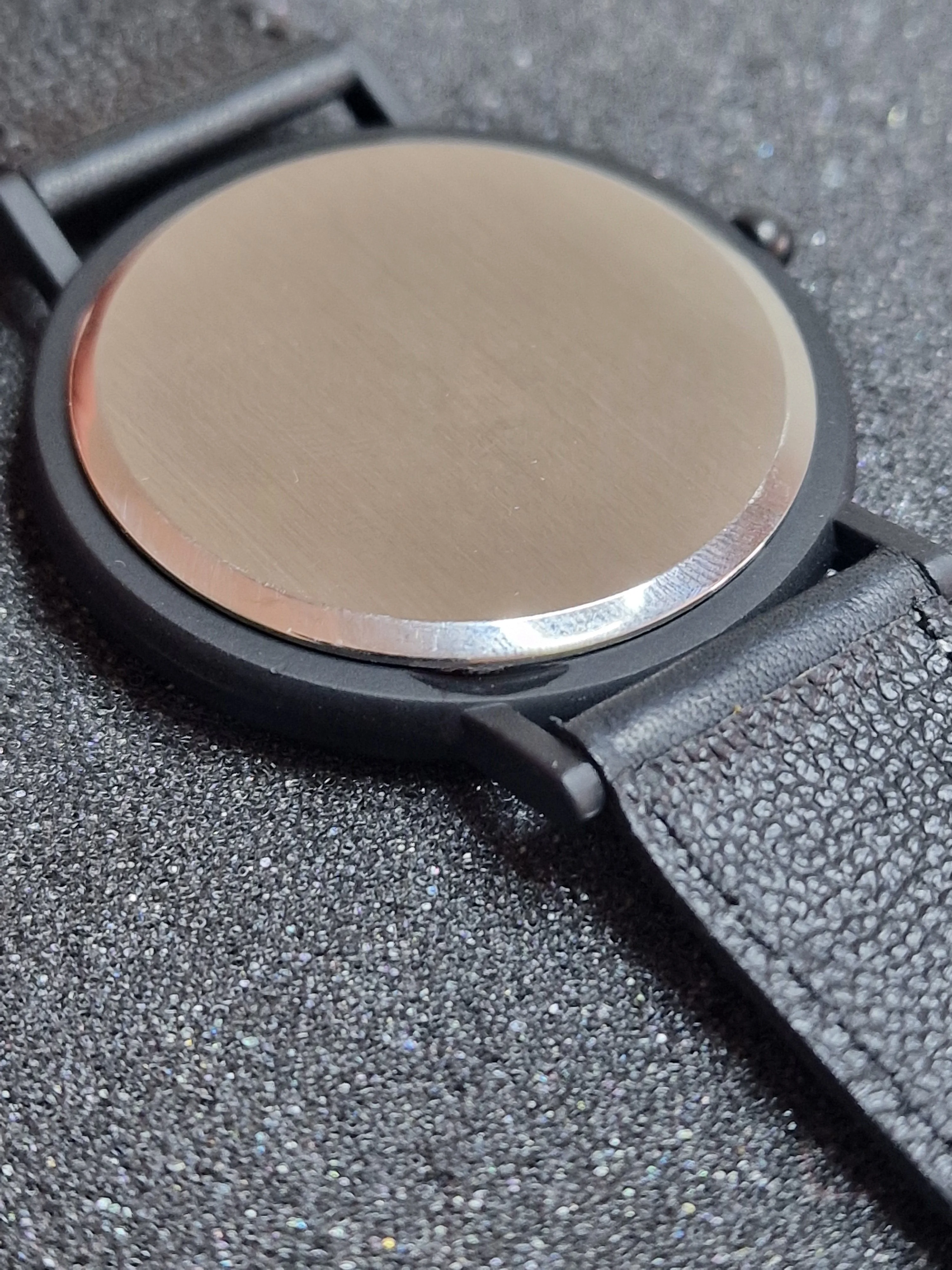 Unworn Vintage Quartz Watch Swiss Made, Cattin Movement, 42mm, Silver, 80s/90s, Old Basel Stock 8