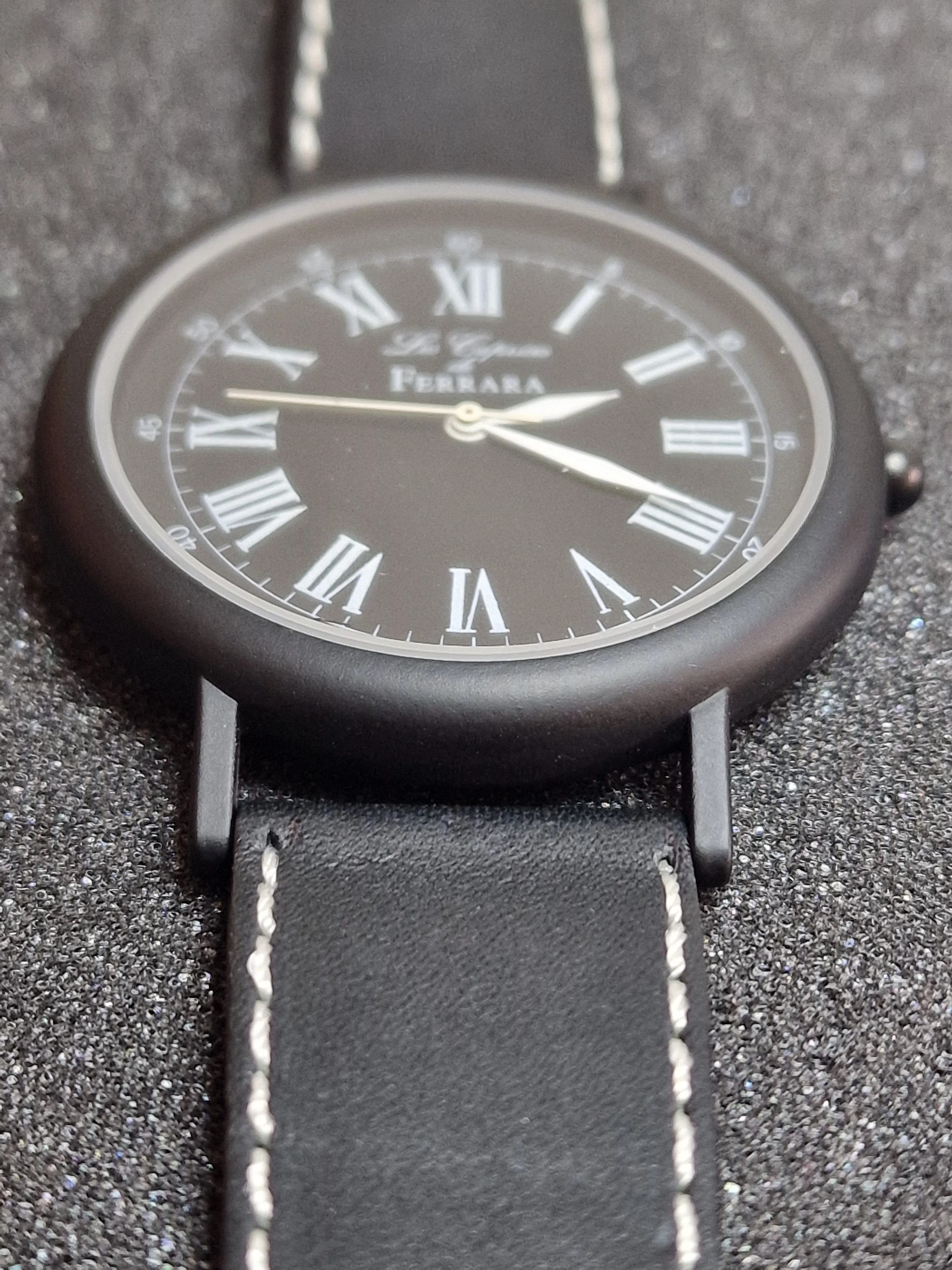 Unworn Vintage Quartz Watch Swiss Made, Cattin Movement, 42mm, Silver, 80s/90s, Old Basel Stock 9