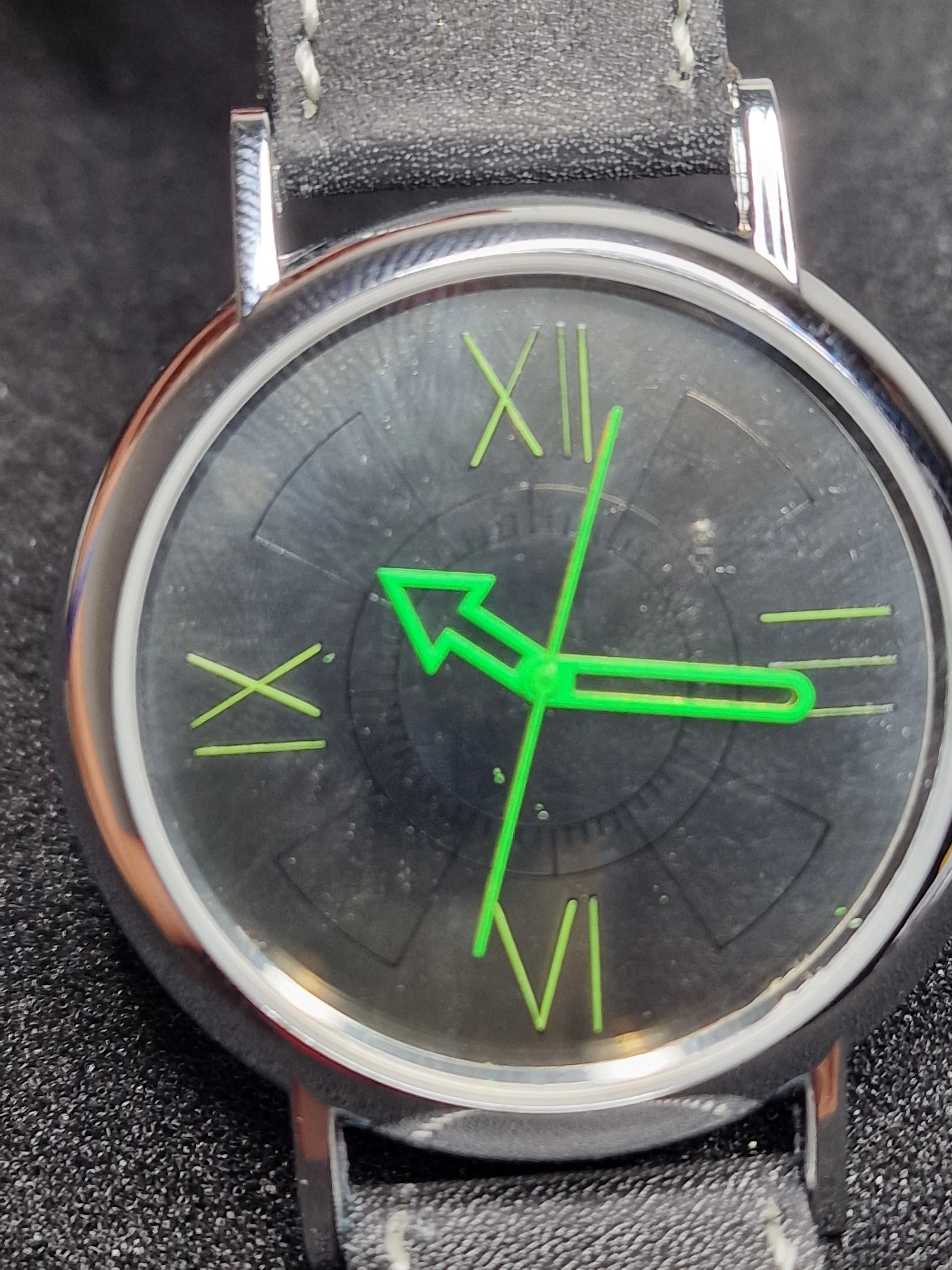 ⌚ Unworn Vintage Quartz Watch – Swiss Made | Cattin Movement | 80s–90s | 42mm | NOS 5