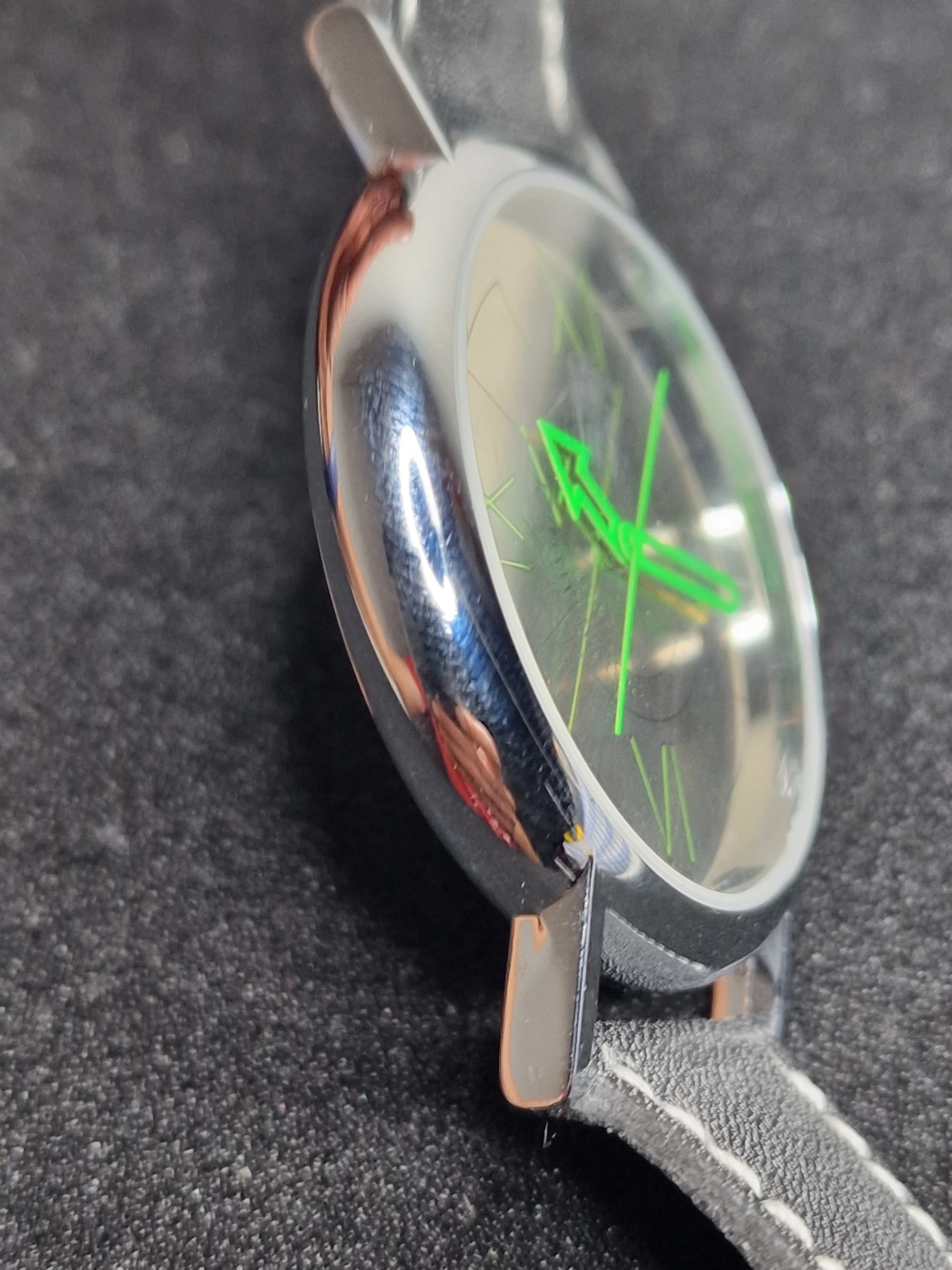 ⌚ Unworn Vintage Quartz Watch – Swiss Made | Cattin Movement | 80s–90s | 42mm | NOS 6