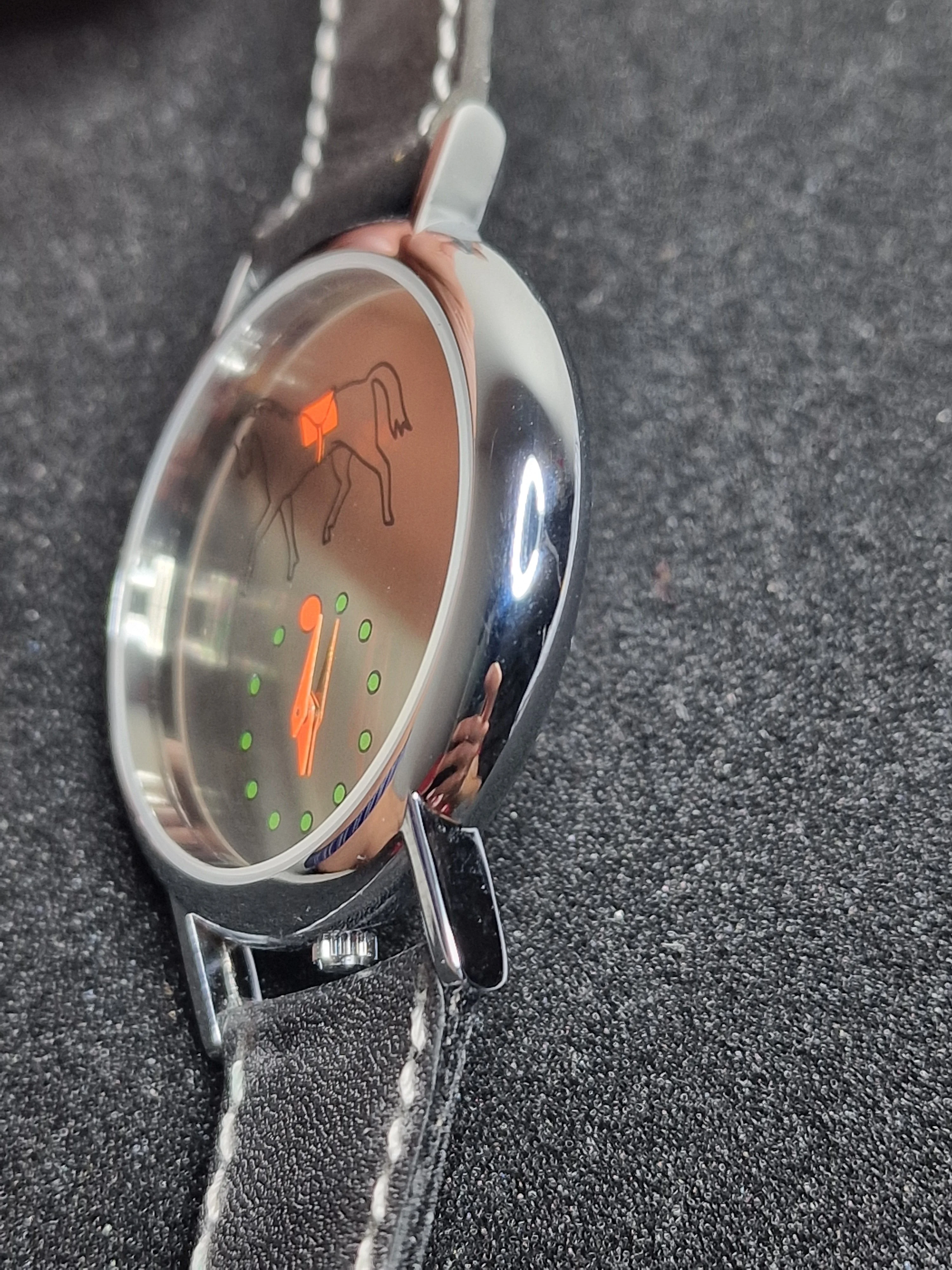 ⌚ Unworn Vintage Quartz Watch – Swiss Made | Cattin Movement | 80s–90s | 42mm | NOS 4