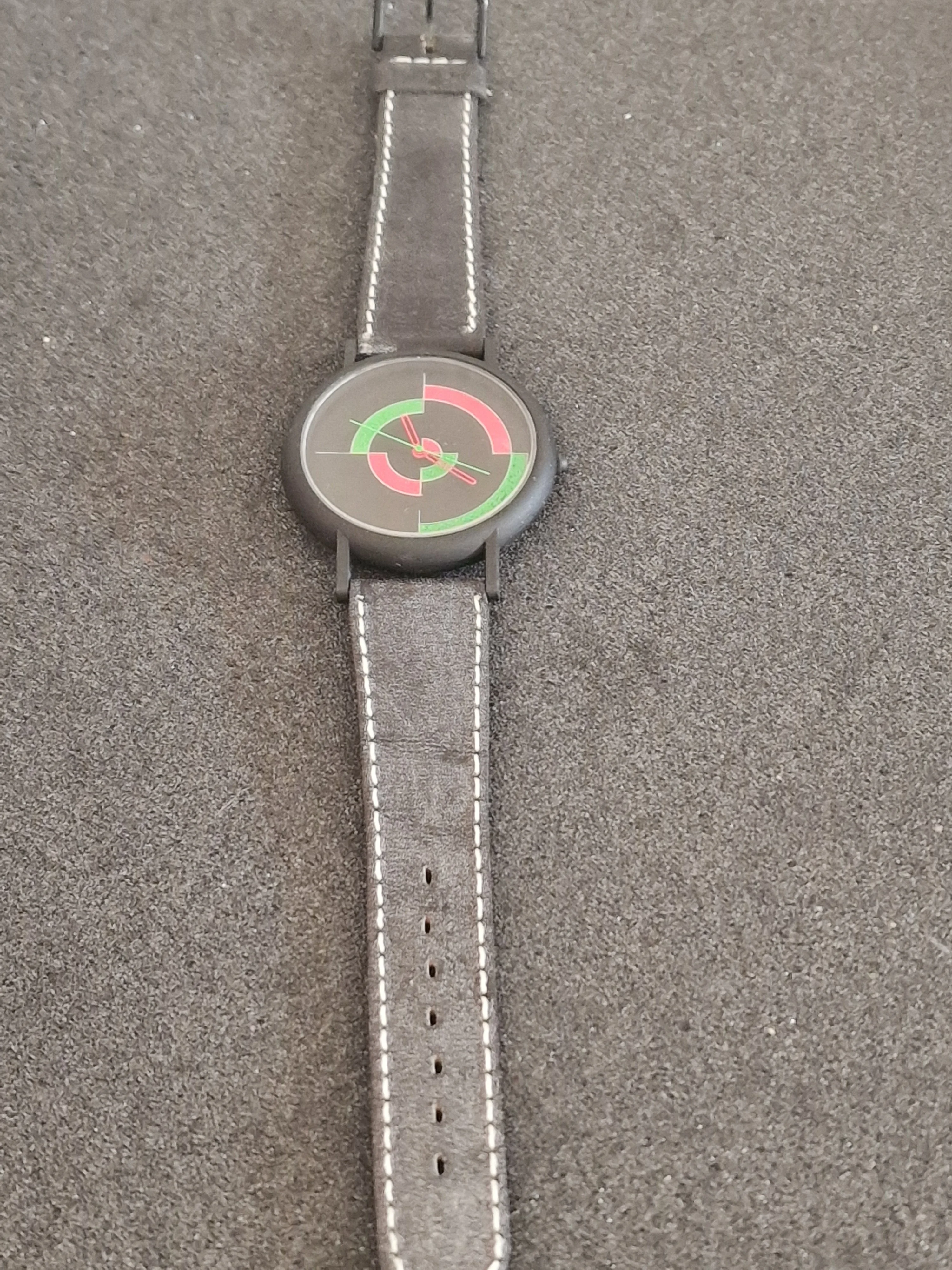⌚ Unworn Vintage Quartz Watch – Swiss Made, Cattin Movement, 42mm, 80s/90s, Old Basel Stock 2