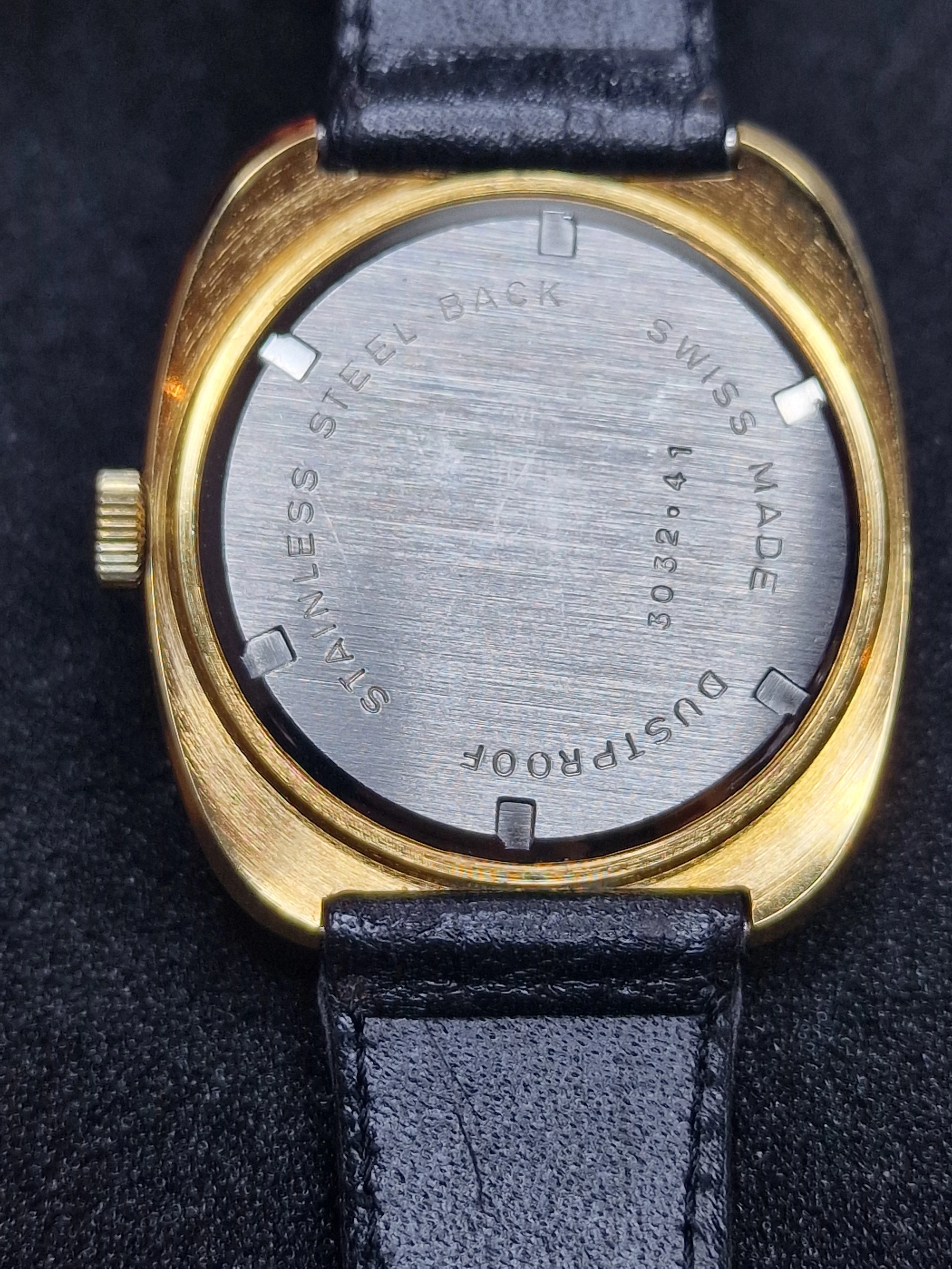 Unworn Vintage Rodania Watch – Swiss Made – Hand-Wound – 1960s – Gold-Tone – NOS 7