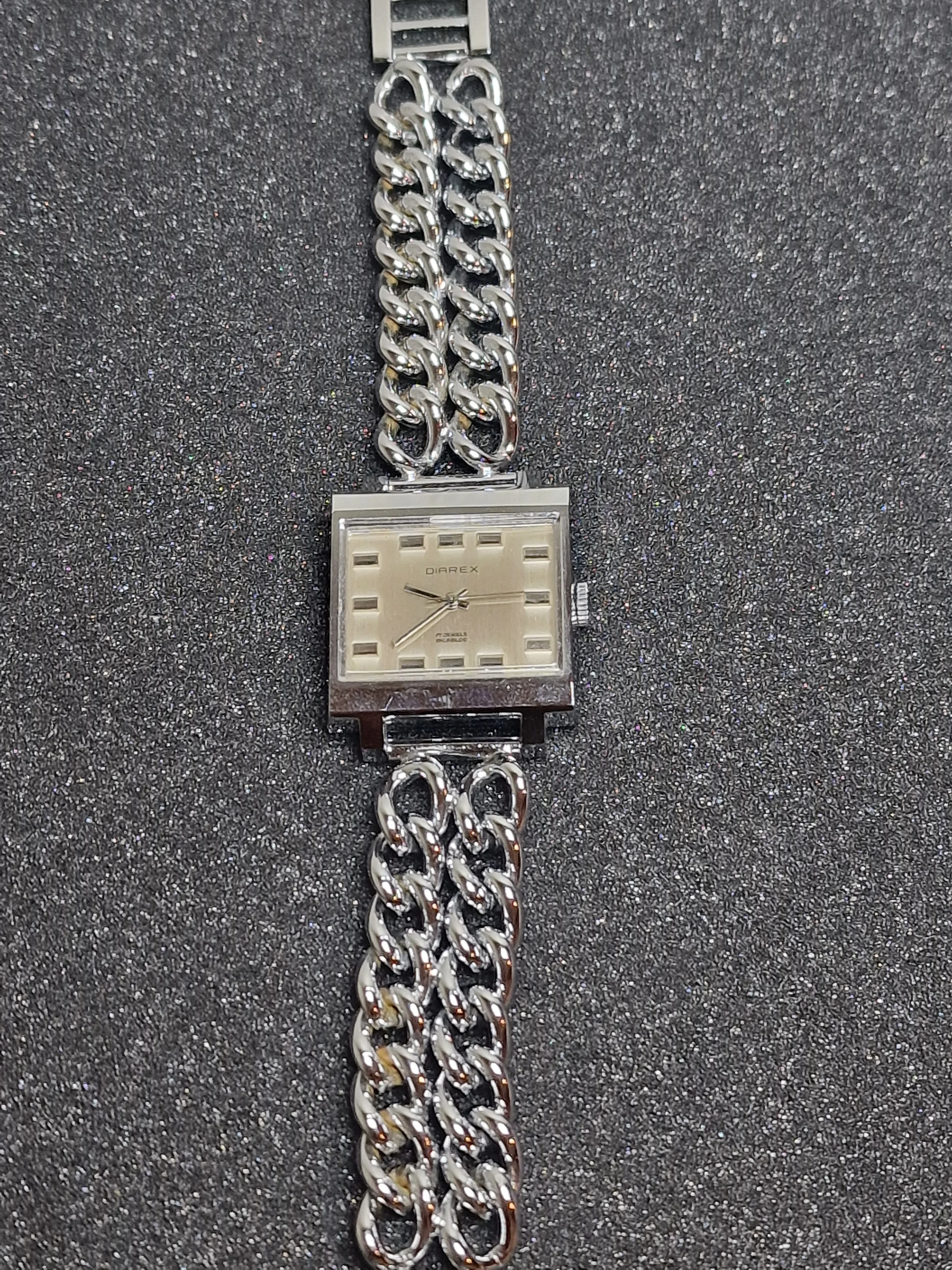 Unworn Vintage Watch "DIAREX" – Swiss Made, Hand-Wound, 60s/70s, Steel Case, 40mm 2