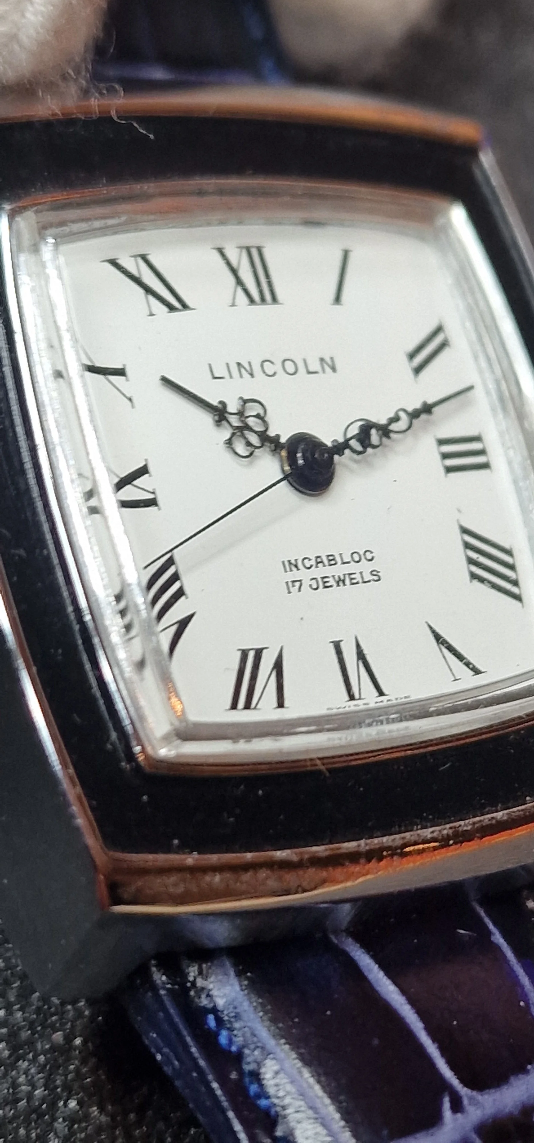 Unworn Vintage Watch "Lincoln" – 17 Jewels, Hand-Wound, Steel Case, 32mm, Old Stock 5