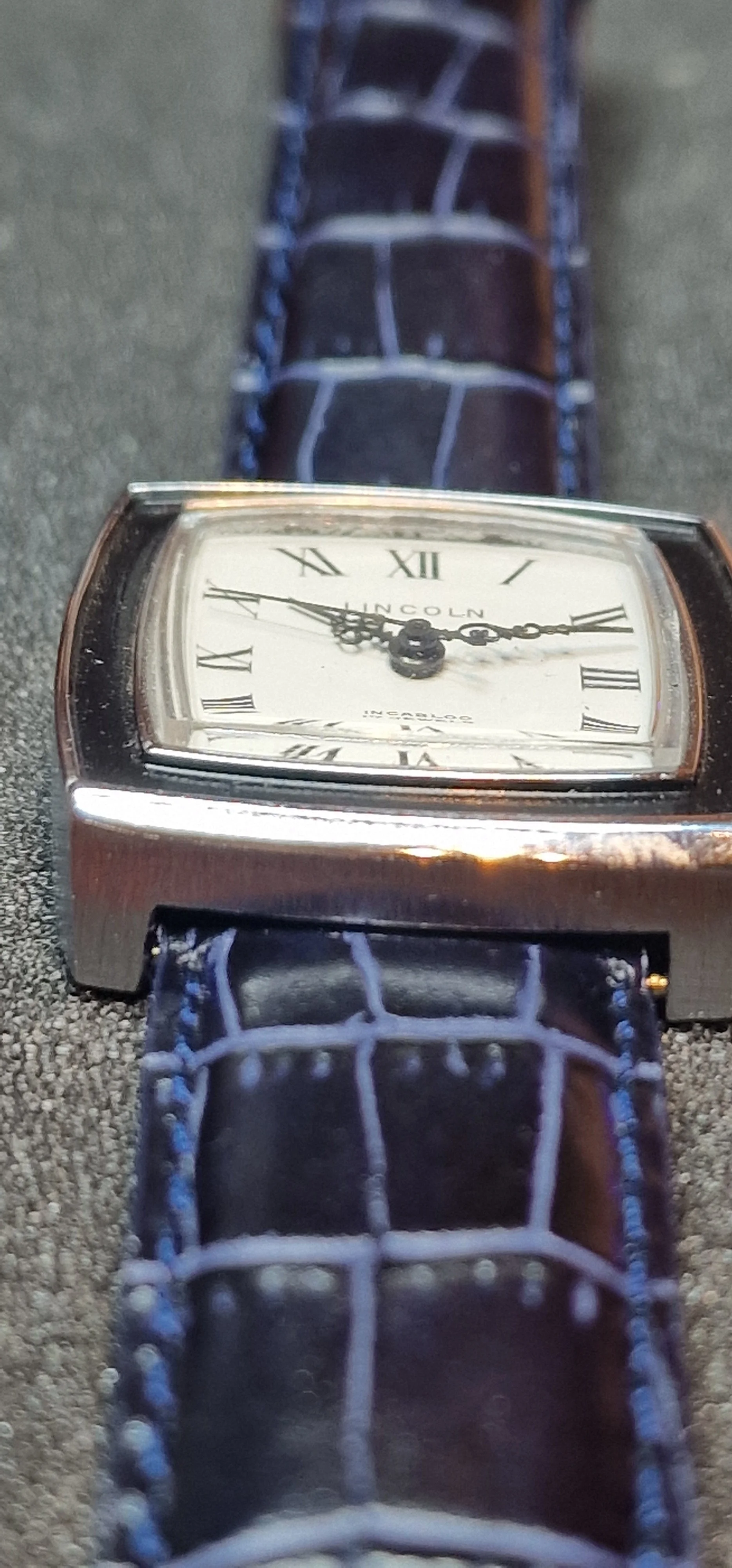 Unworn Vintage Watch "Lincoln" – 17 Jewels, Hand-Wound, Steel Case, 32mm, Old Stock 6