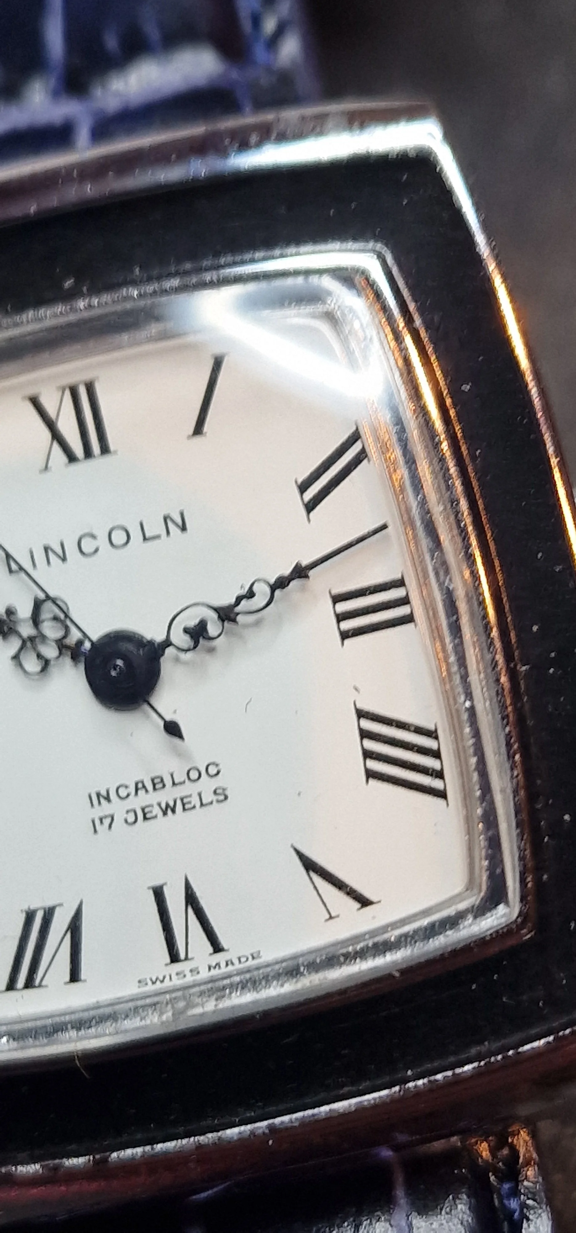 Unworn Vintage Watch "Lincoln" – 17 Jewels, Hand-Wound, Steel Case, 32mm, Old Stock 7