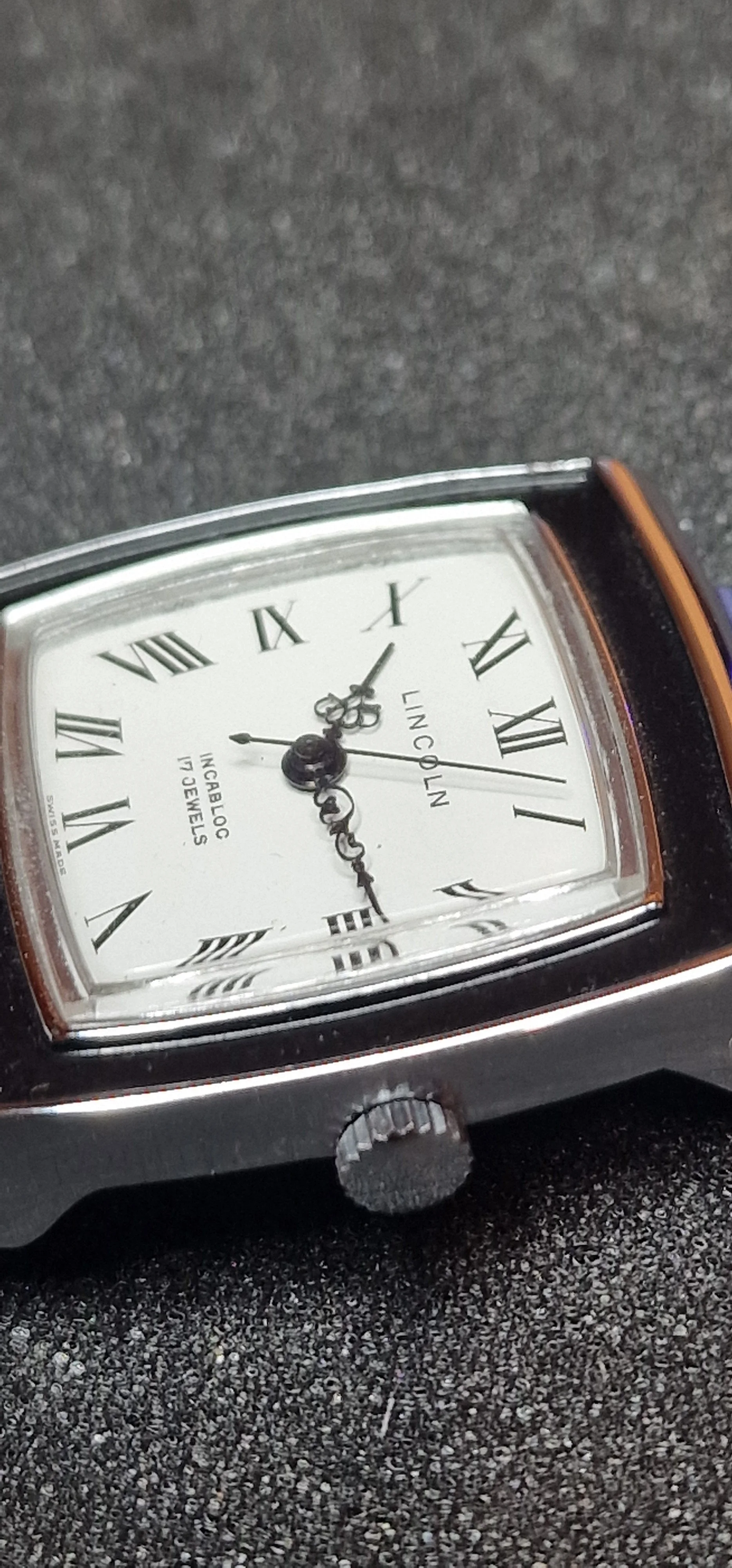 Unworn Vintage Watch "Lincoln" – 17 Jewels, Hand-Wound, Steel Case, 32mm, Old Stock 12
