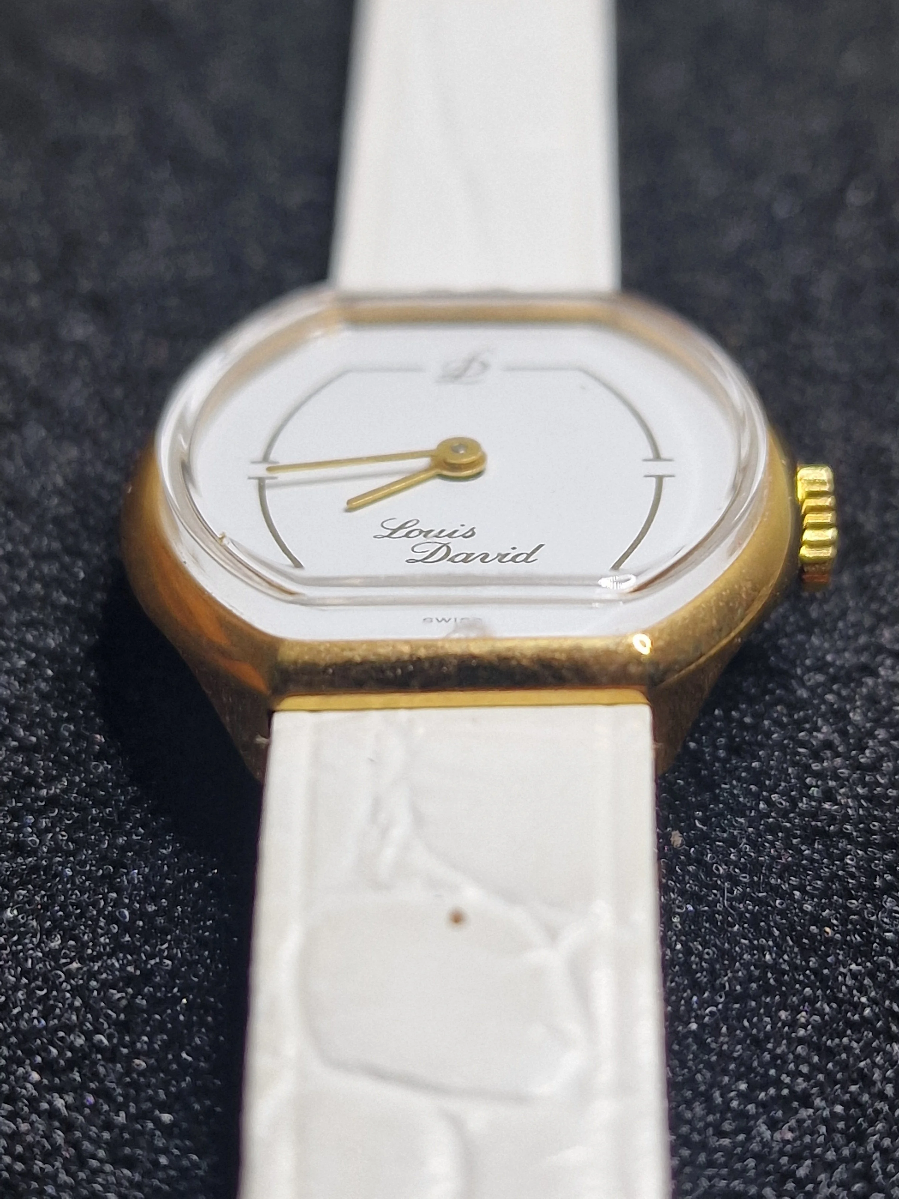 Unworn Vintage Watch "LUIS DAVID" – Swiss Made, R. Kissling Hand-Wound Movement, 50s/60s, Old Stock 5
