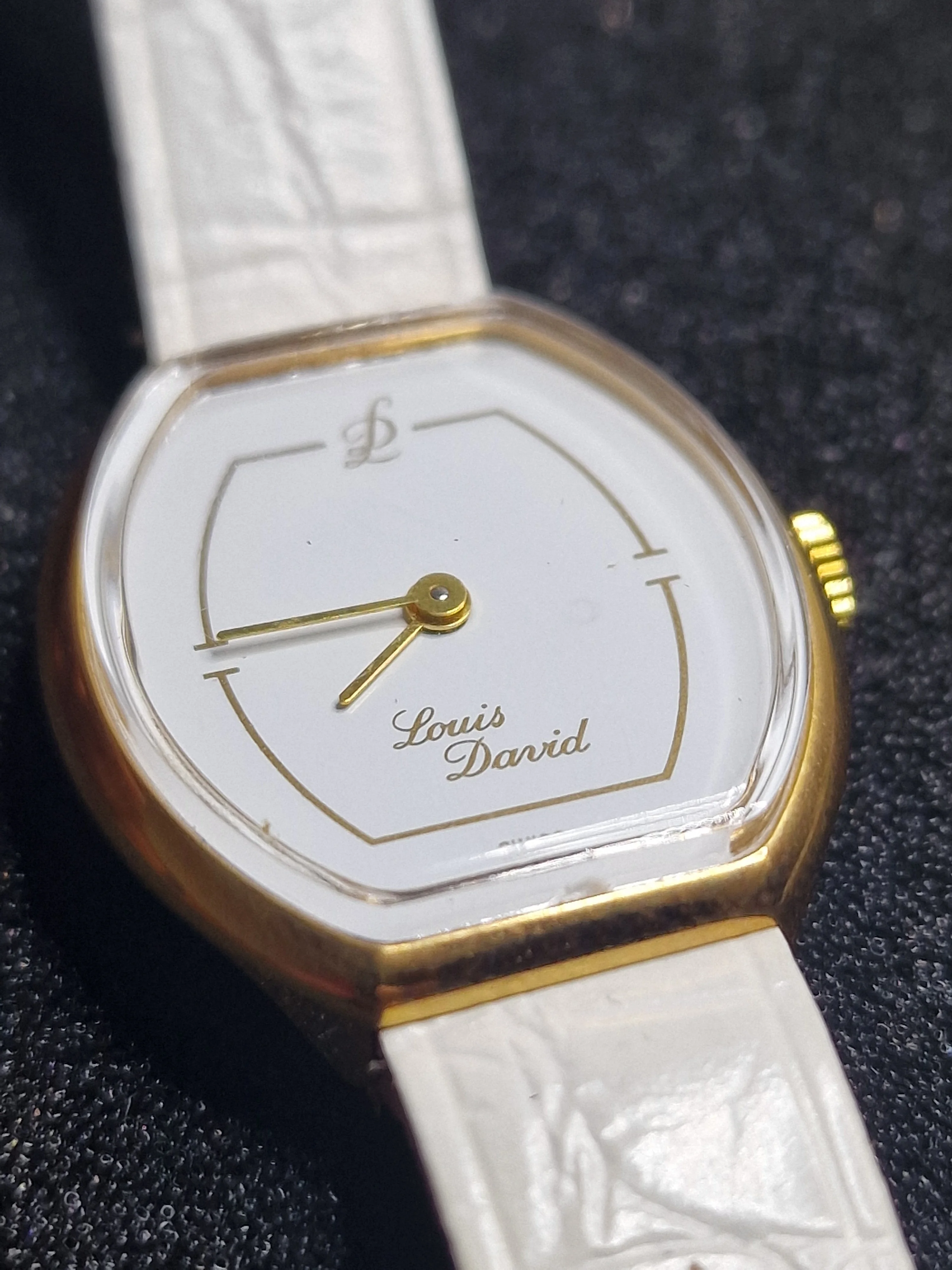 Unworn Vintage Watch "LUIS DAVID" – Swiss Made, R. Kissling Hand-Wound Movement, 50s/60s, Old Stock 13