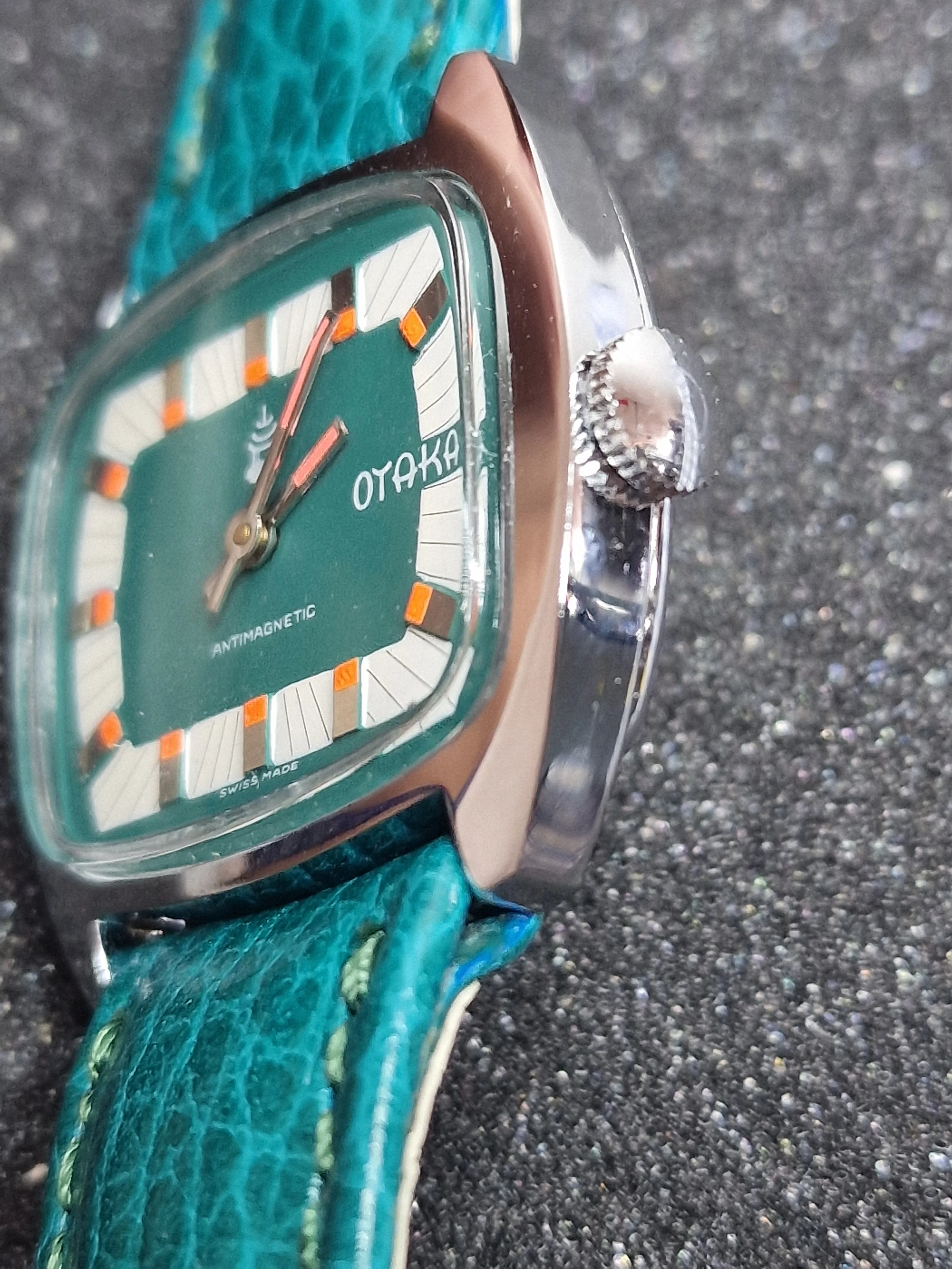 Unworn Vintage Watch "OTAKA" – Swiss Made for Japan, Hand-Wound, 1970s, Ultra Slim 6